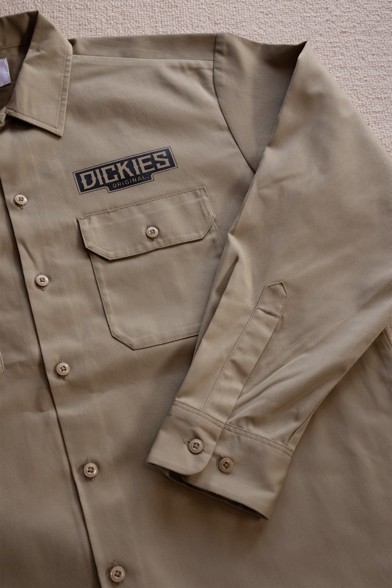 574 WORK SHIRT フロントディテール