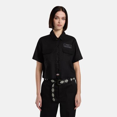 Dickies x Harley Davidson クロップ ワーク シャツ
