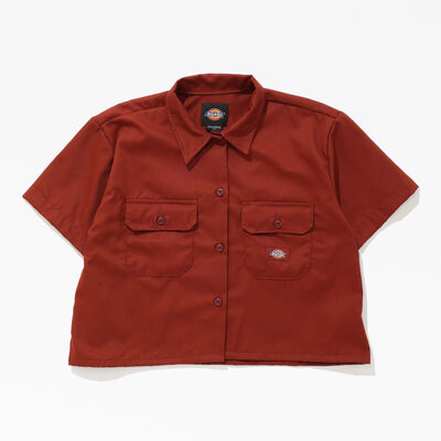 クロップド S/S ワークシャツ