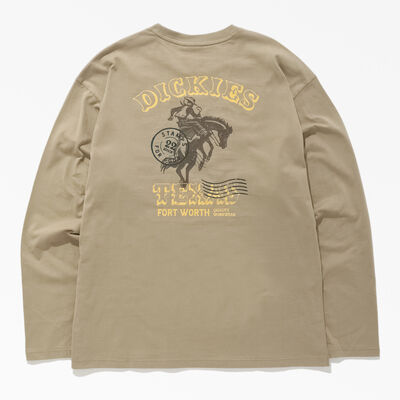 ジャージー L/S Tシャツ リラックスフィット "TEXAS FORT WORTH"