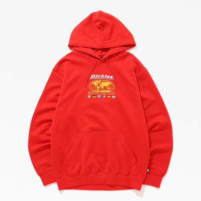 Jake Hayes ルーズフィット パーカー ”Dickies Internaional”