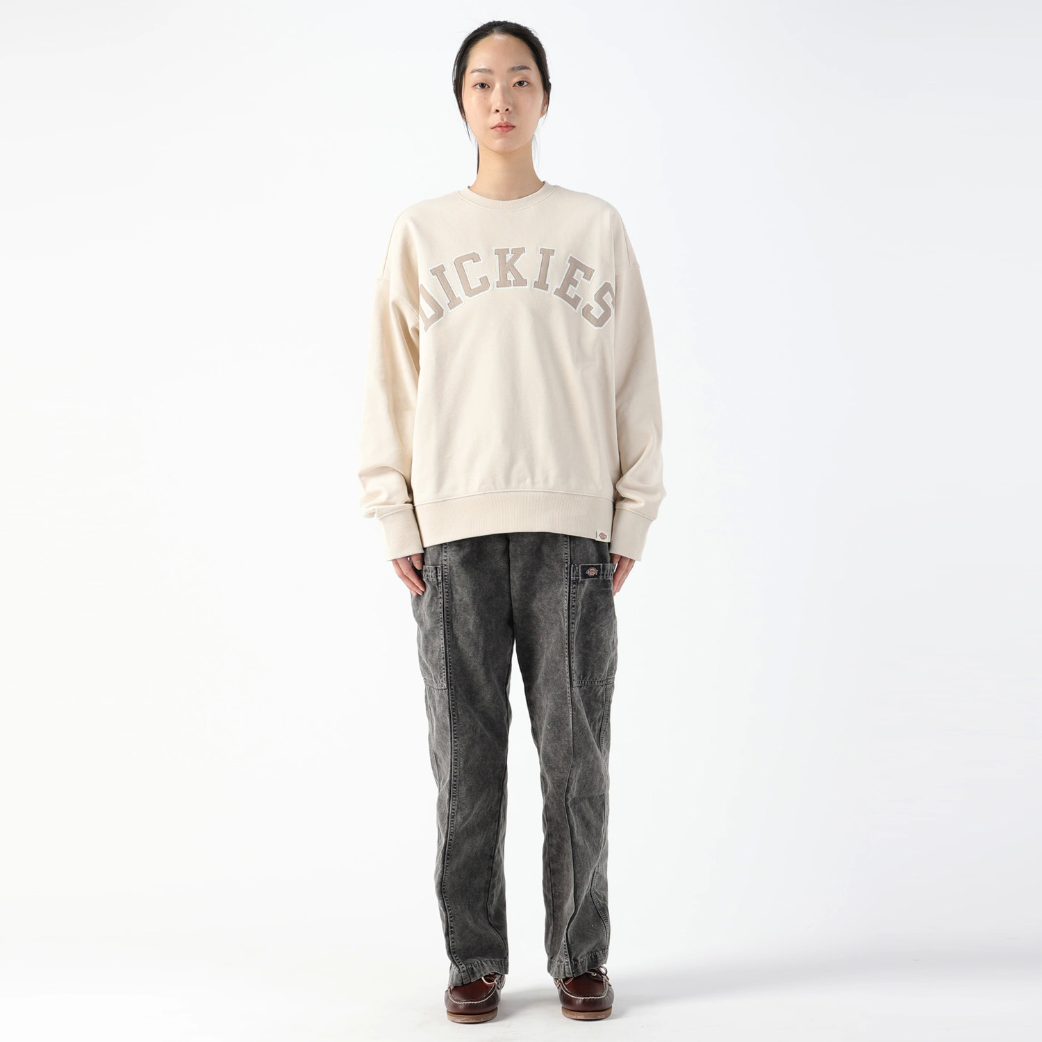 フレンチテリー クルーネックスウェット オーバーサイズフィット |ディッキーズ（Dickies）公式オンラインショップ
