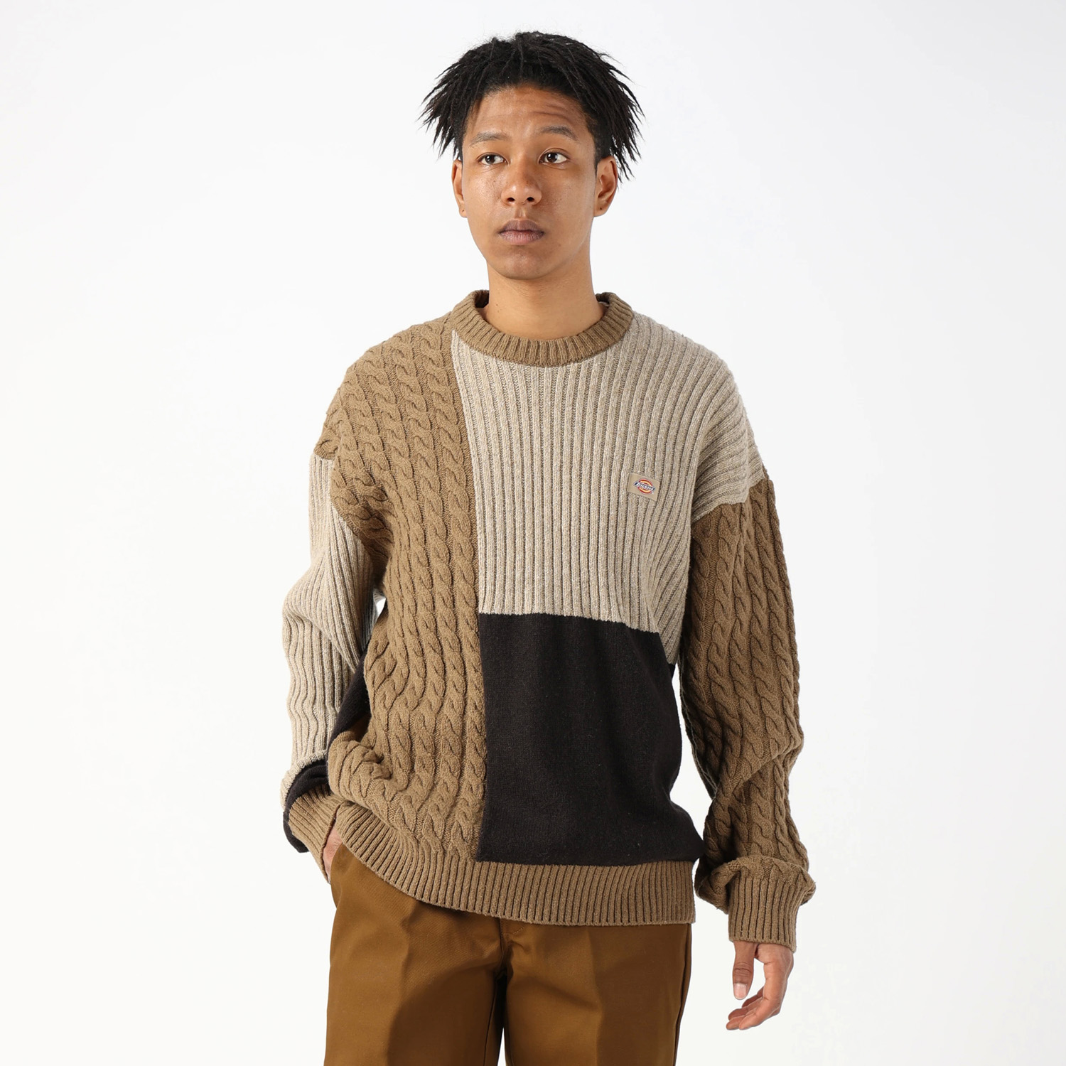 FW23 HERITAGE OUTDOOR COLLECTION ルーカス パッチワーク セーター image number 2