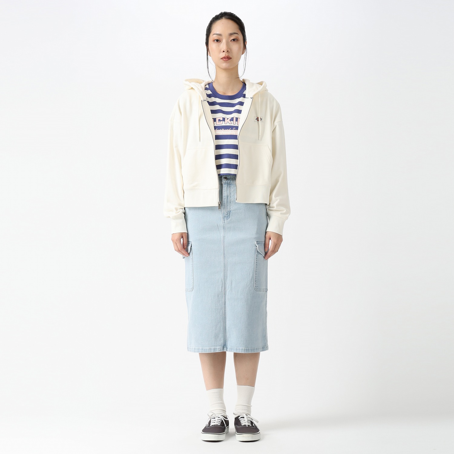 フレンチテリー ジップ フーディー image number 5