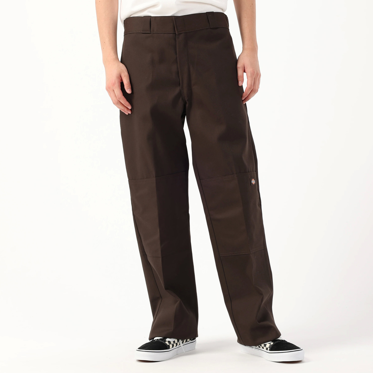 Dickies ワークパンツ 85283 ダークブラウン ルーズフィット