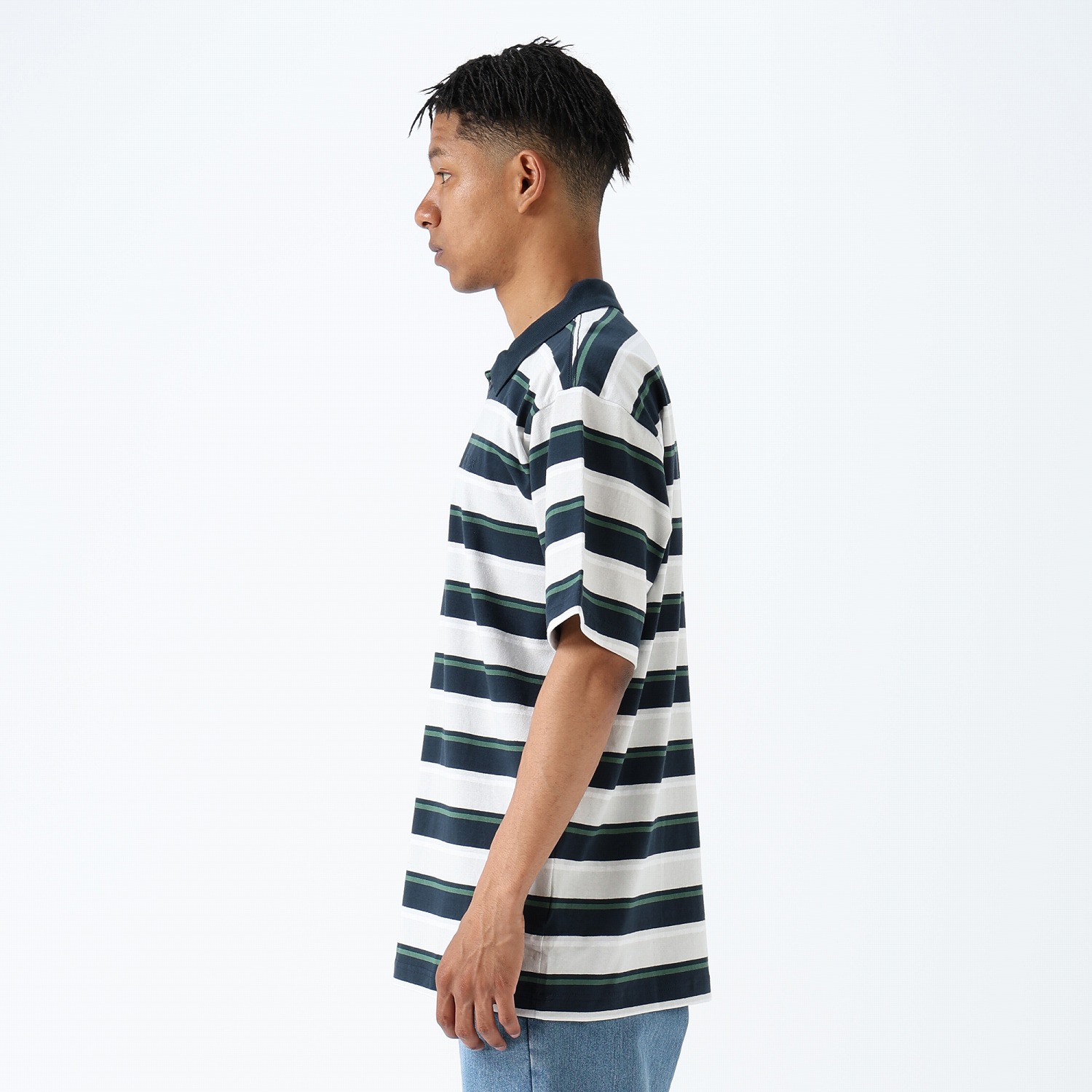 GUY MARIANO ボーダー S/S ポロシャツ リラックスフィット |ディッキーズ（Dickies）公式オンラインショップ