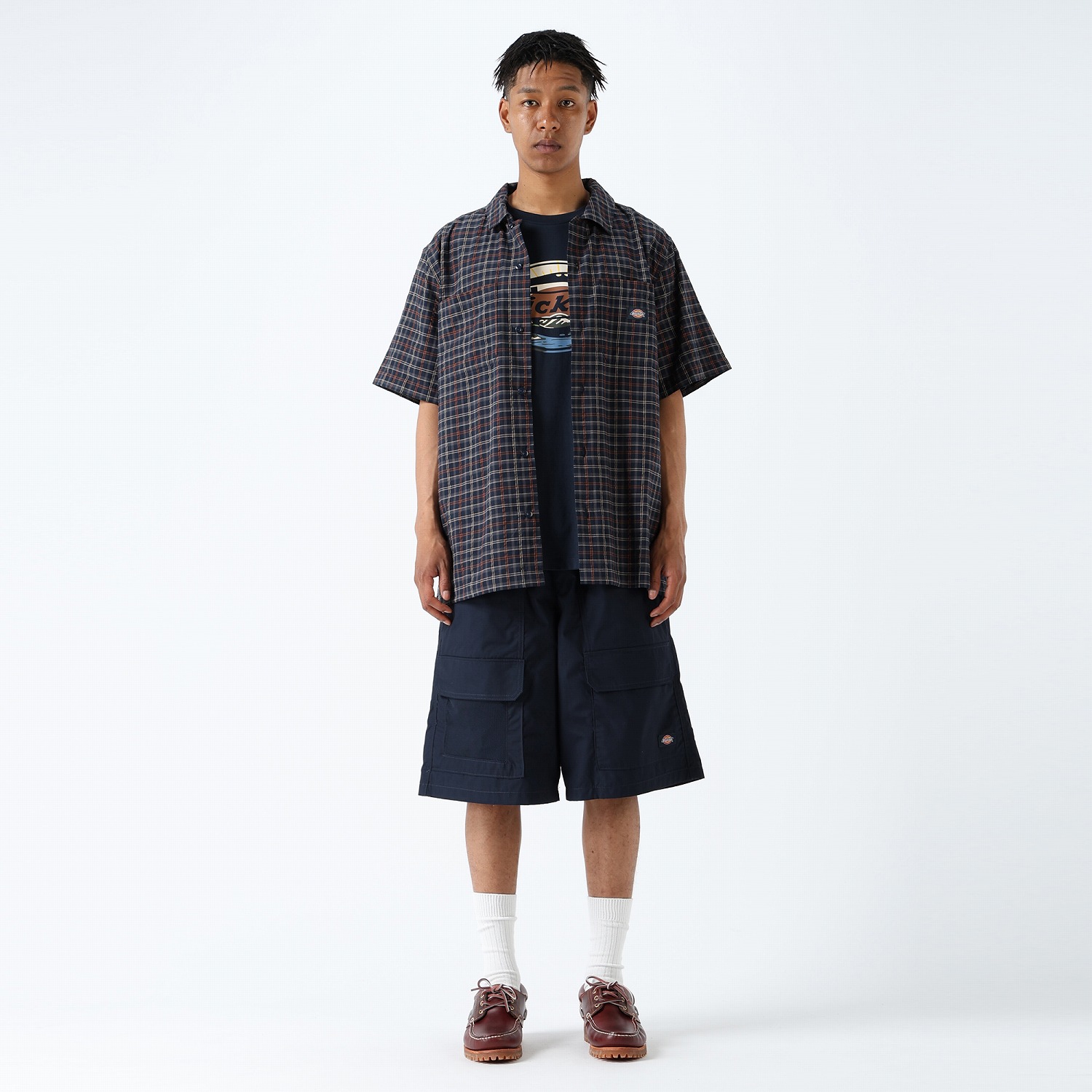 【1度のみ着用】DICKIES TWILL SKATE SHIRTS Mサイズ Men's Skateboard Clothing - White | Dickies US