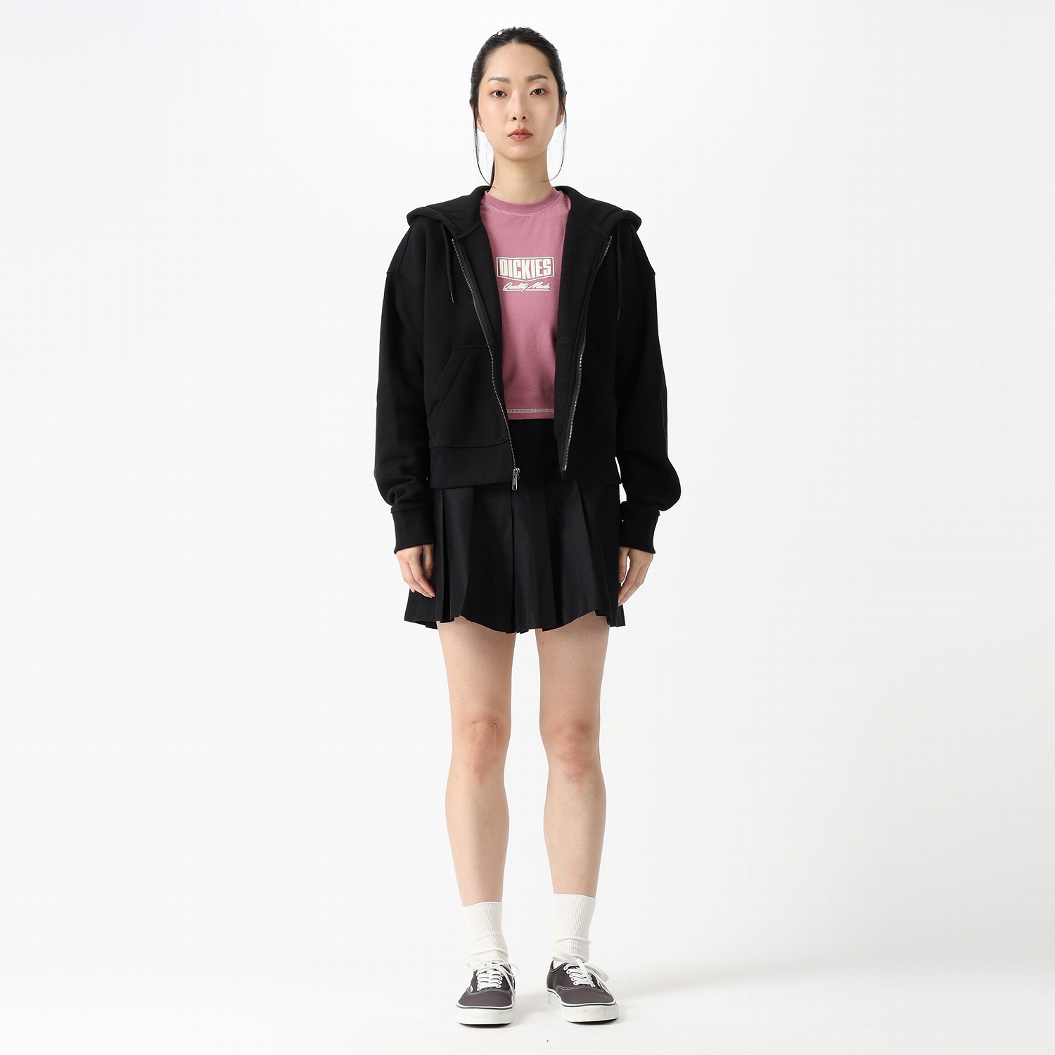 フリース ジップアップ フーディー レギュラーフィット image number 5