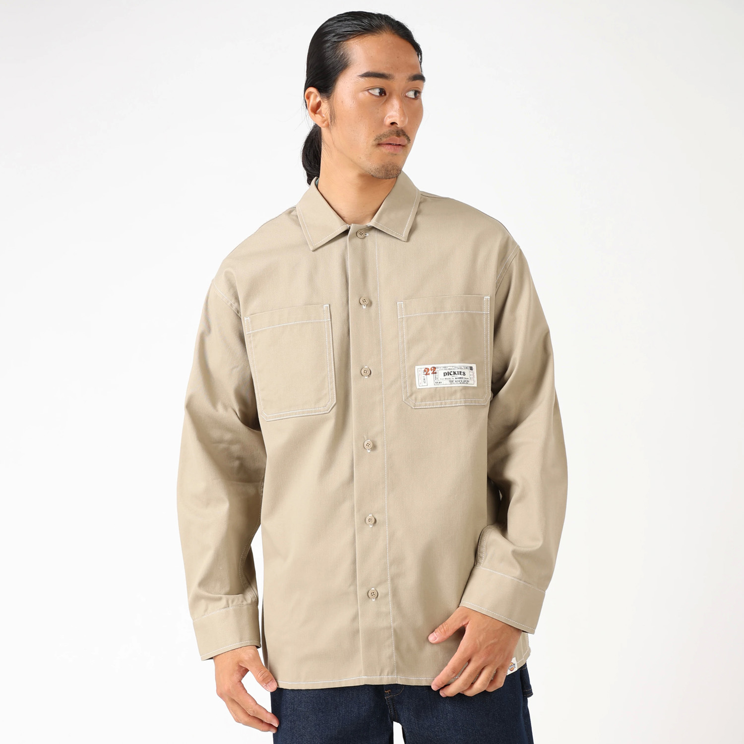 L/S シャツ リラックスフィット image number 2