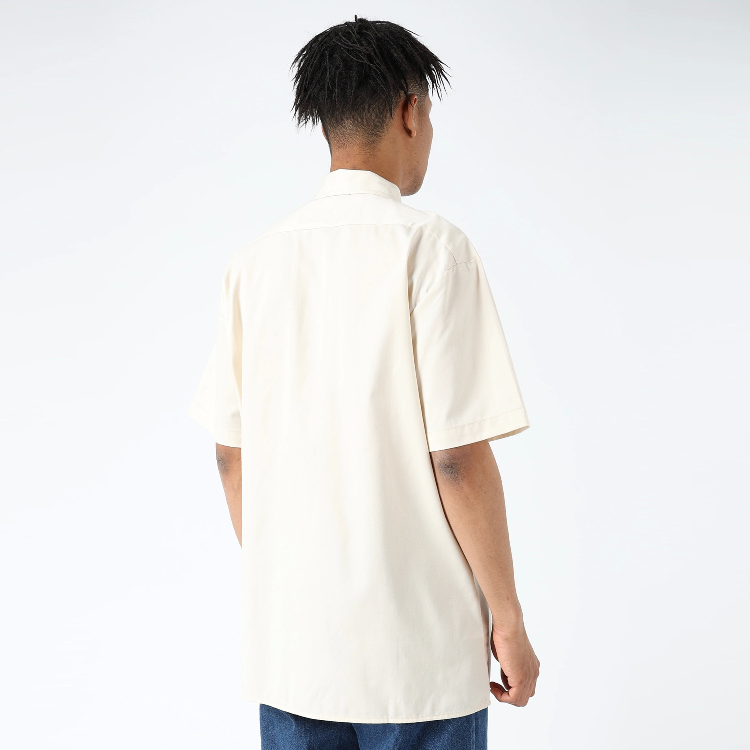 Amazon.co.jp: [ディッキーズ] ワークシャツ 半袖 1574 (L