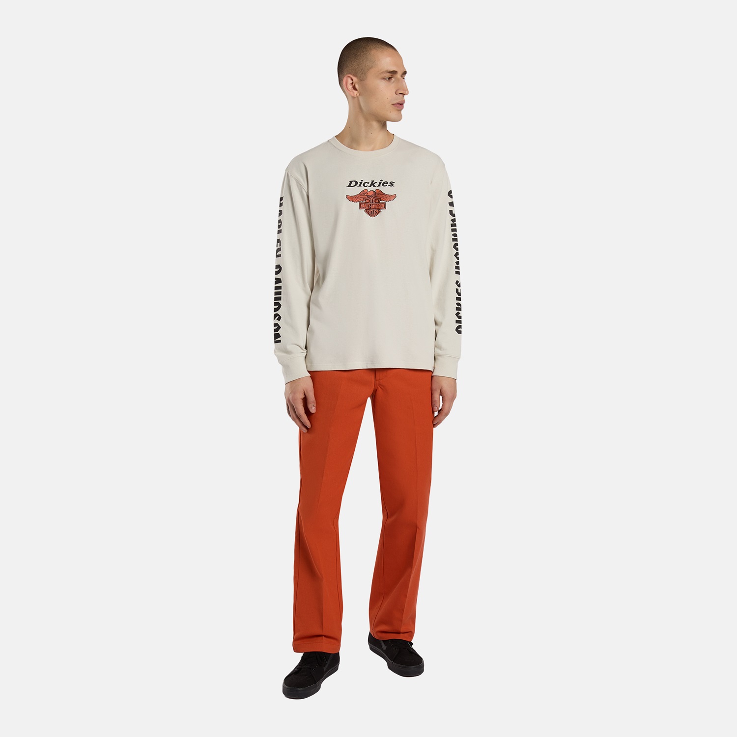 Dickies x Harley Davidson L/S Tシャツ image number 2