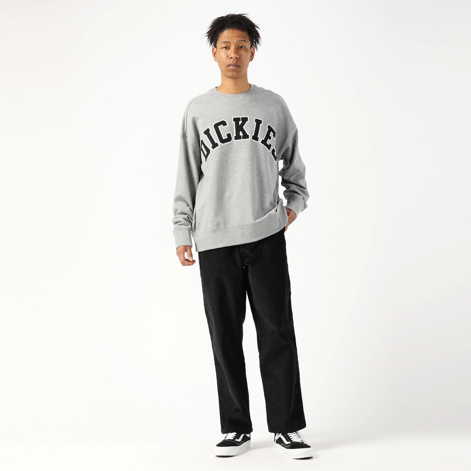 コーデュロイ ストレートパンツ リラックスフィット