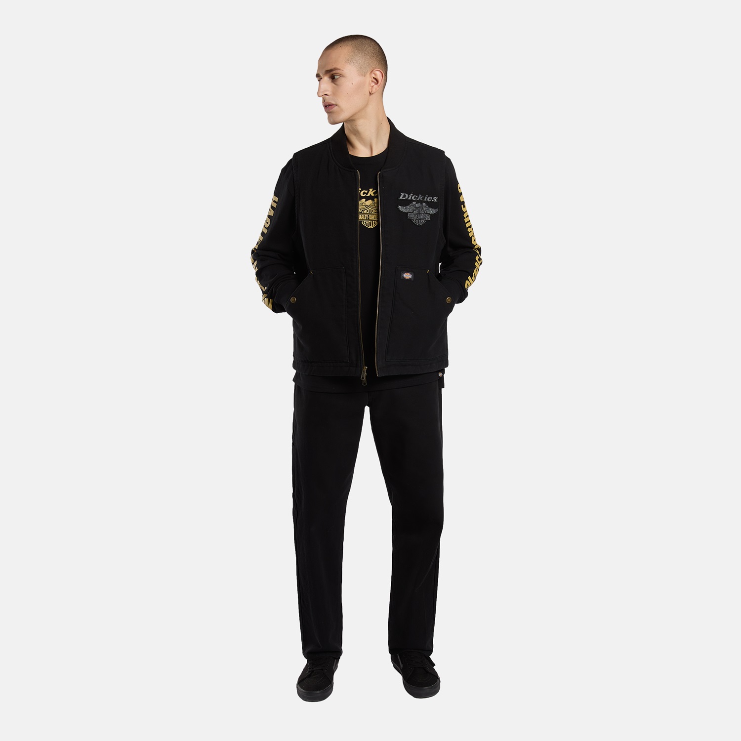 Dickies x Harley Davidson L/S Tシャツ image number 2