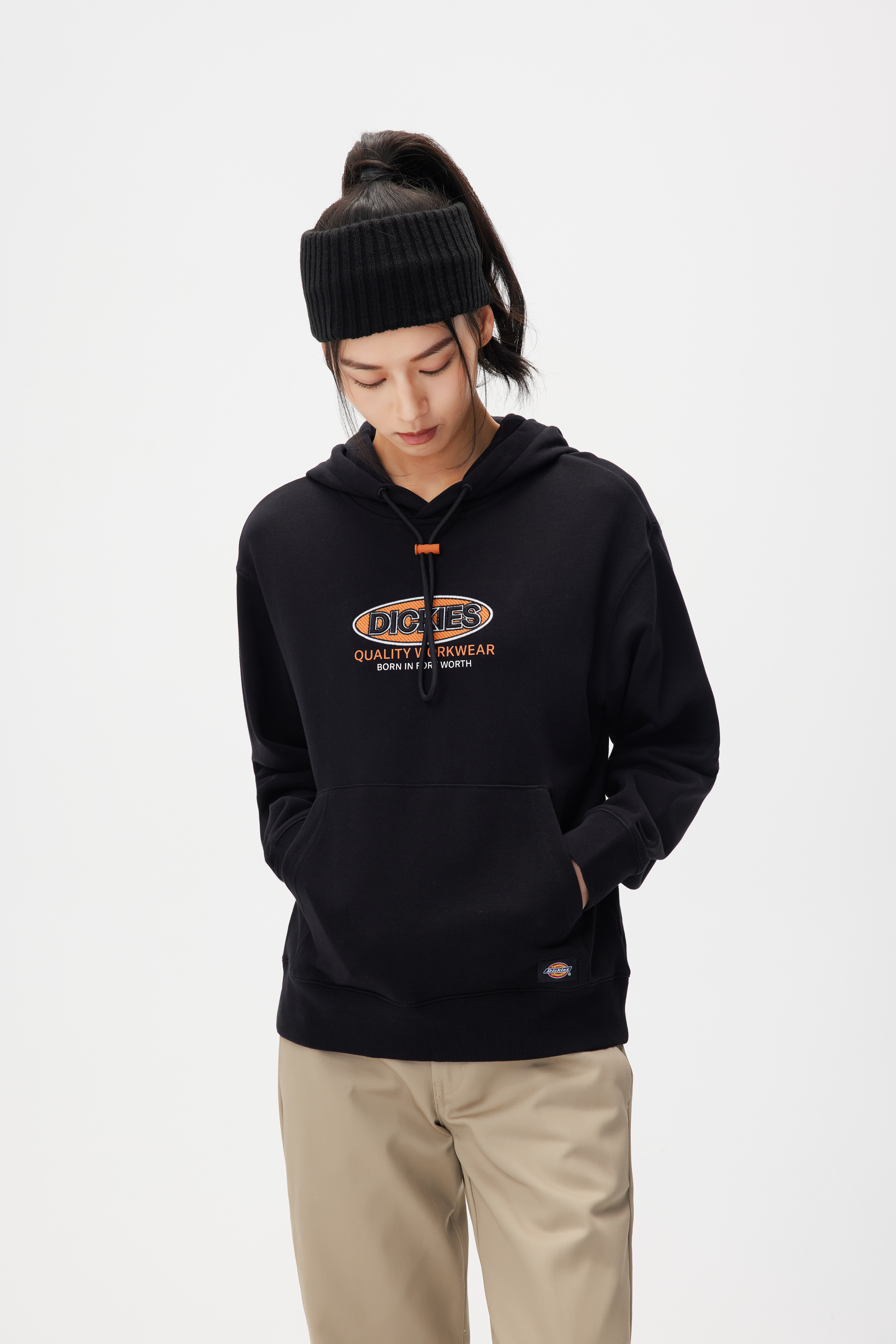 オリジナル刺繍 パーカー "DICKIES" image number 2