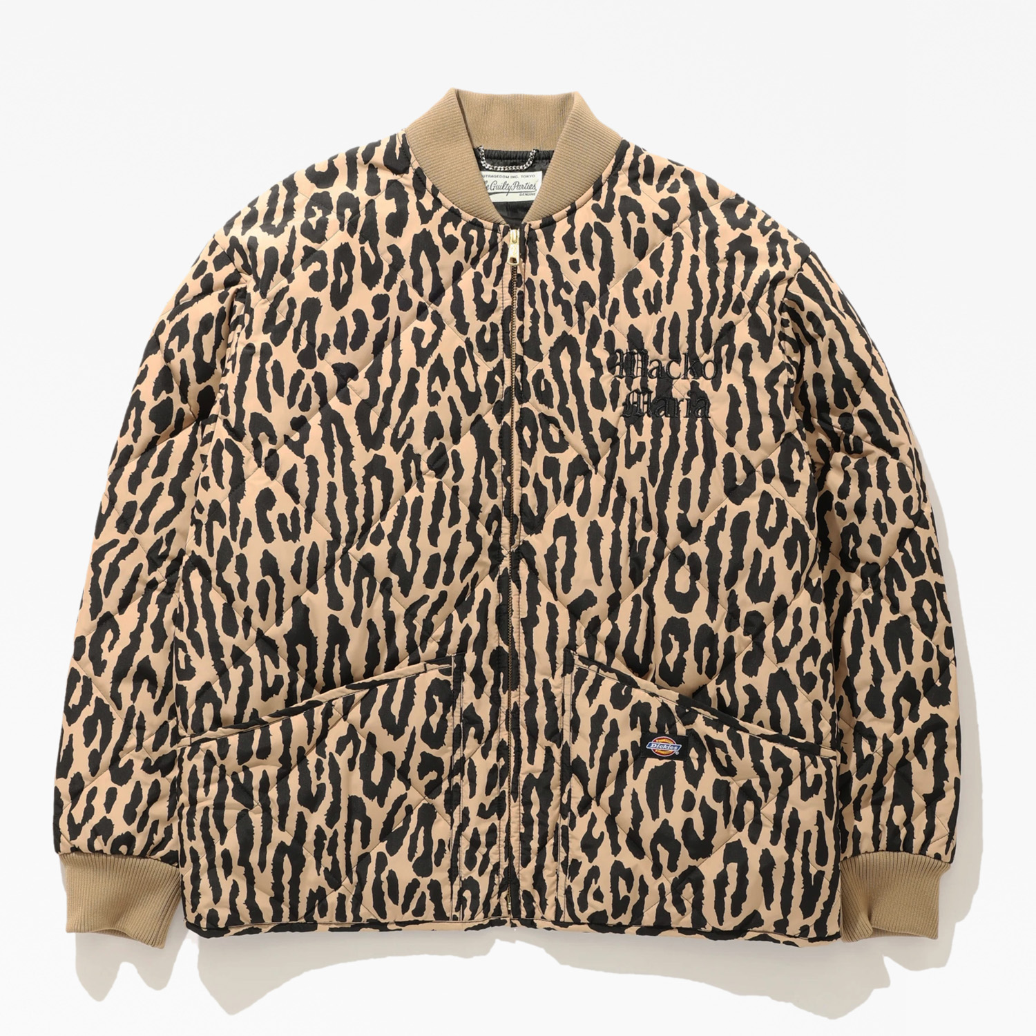 Dickies x WACKO MARIA LEOPARD QUILTED JACKET レオパード キルティング ジャケット image number 0