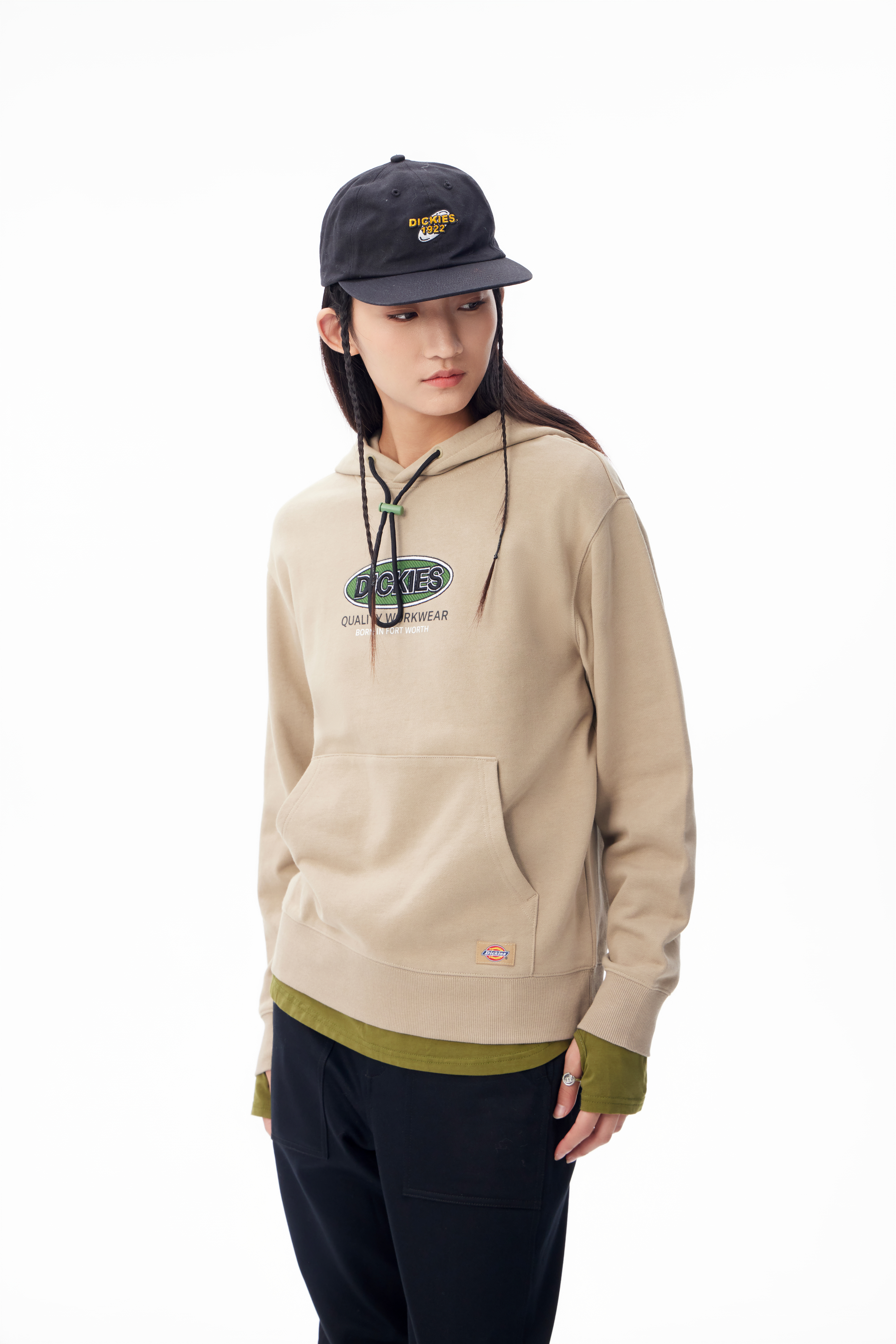オリジナル刺繍 パーカー "DICKIES" image number 2