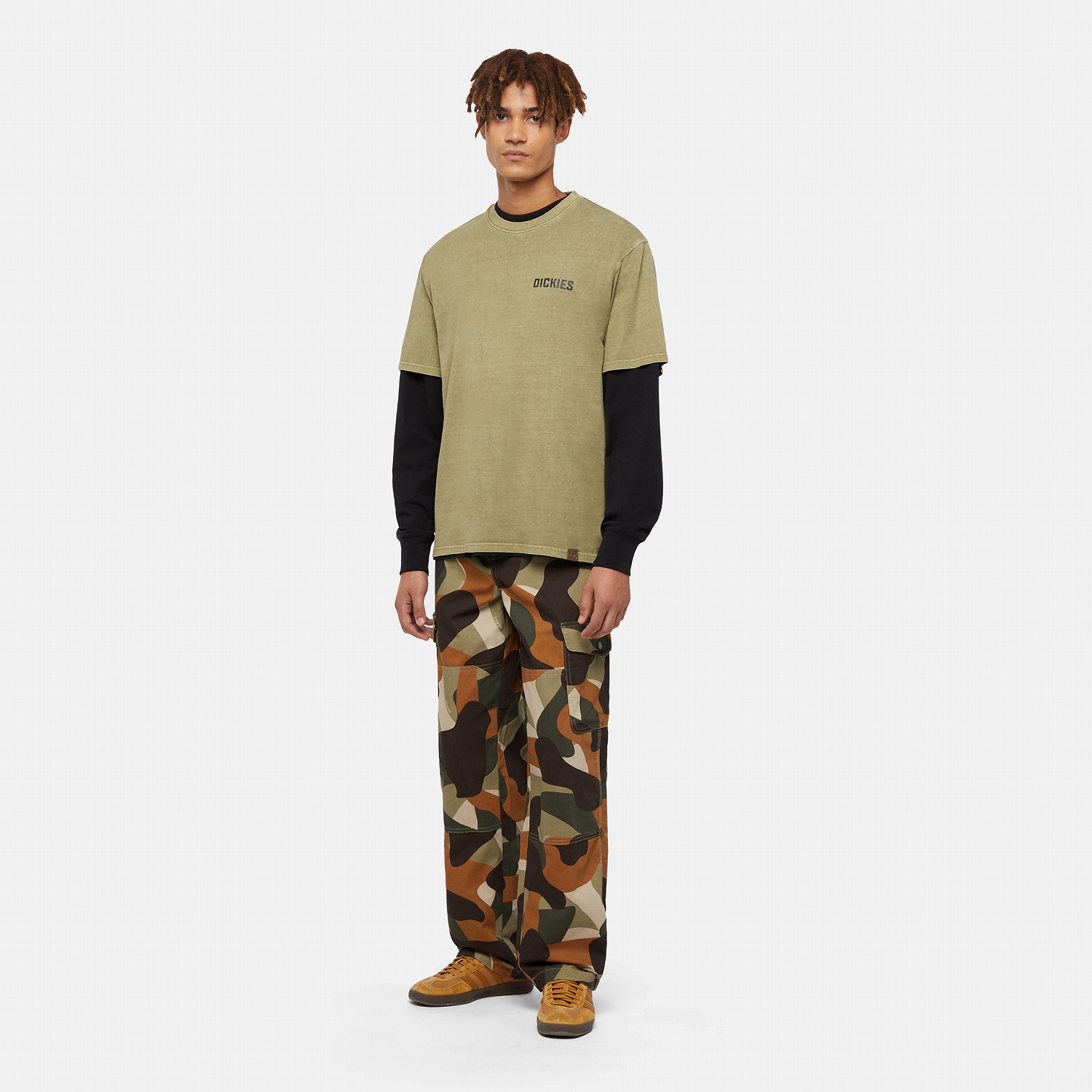 ダックキャンバス カモ カーゴ パンツ |ディッキーズ（Dickies