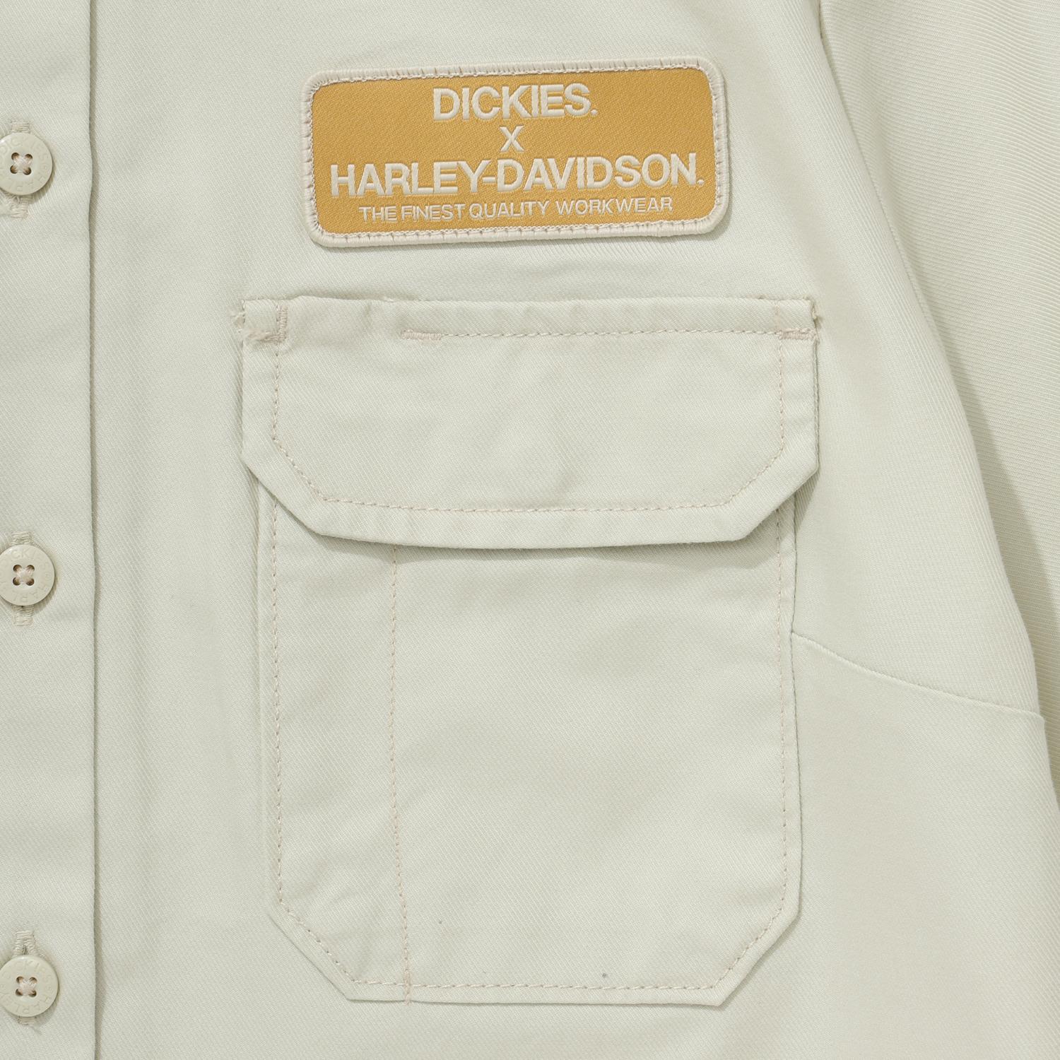 Dickies x Harley Davidson クロップ ワーク シャツ image number 7