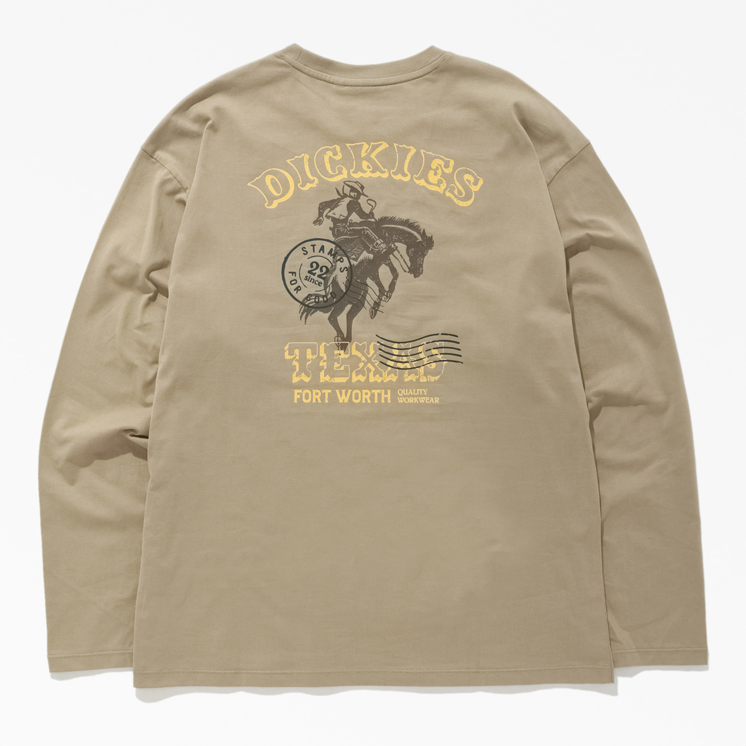 ジャージー L/S Tシャツ リラックスフィット "TEXAS FORT WORTH" image number 0