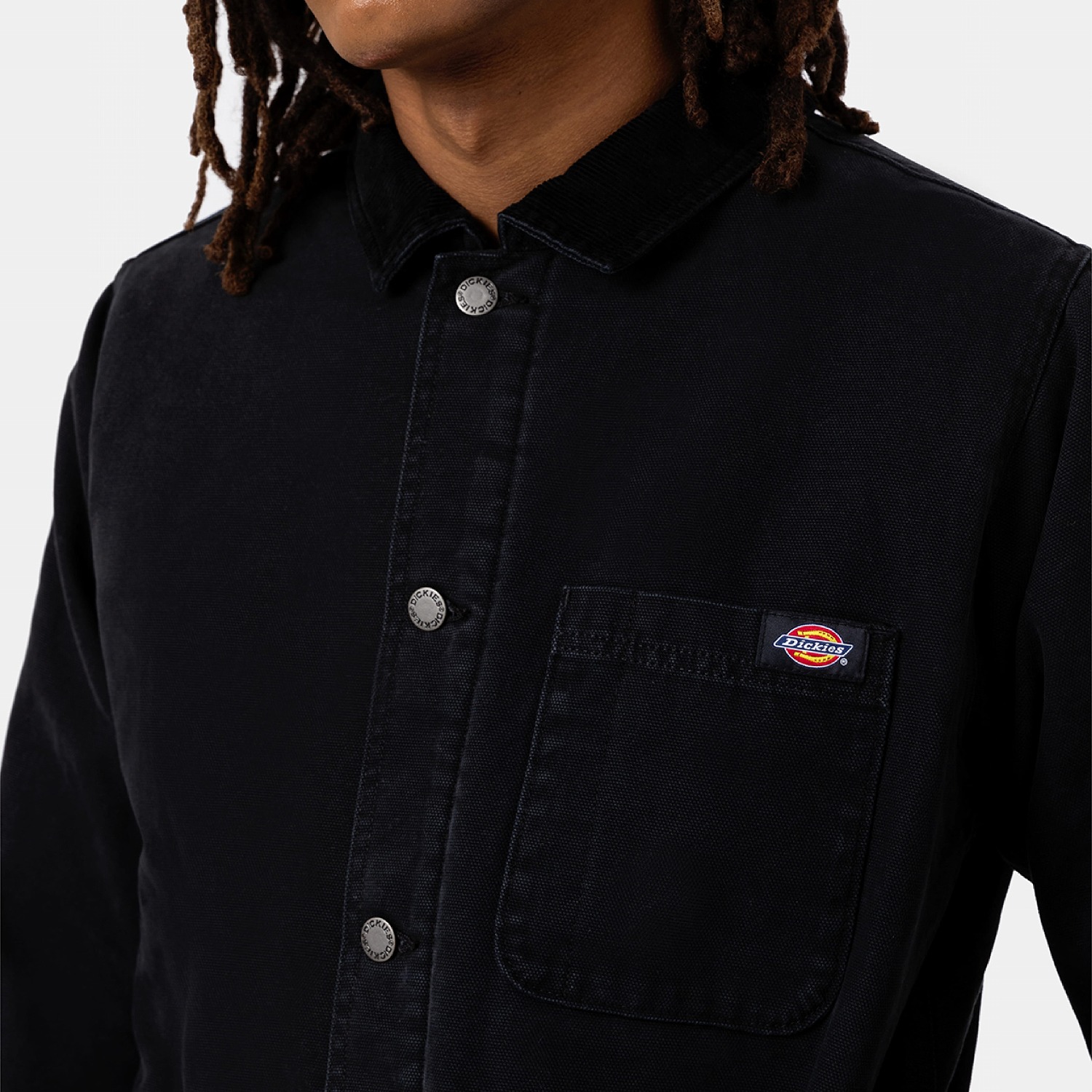 Dickies チョアコート ブルゾン ブラック ワッペンリメイク - メルカリ