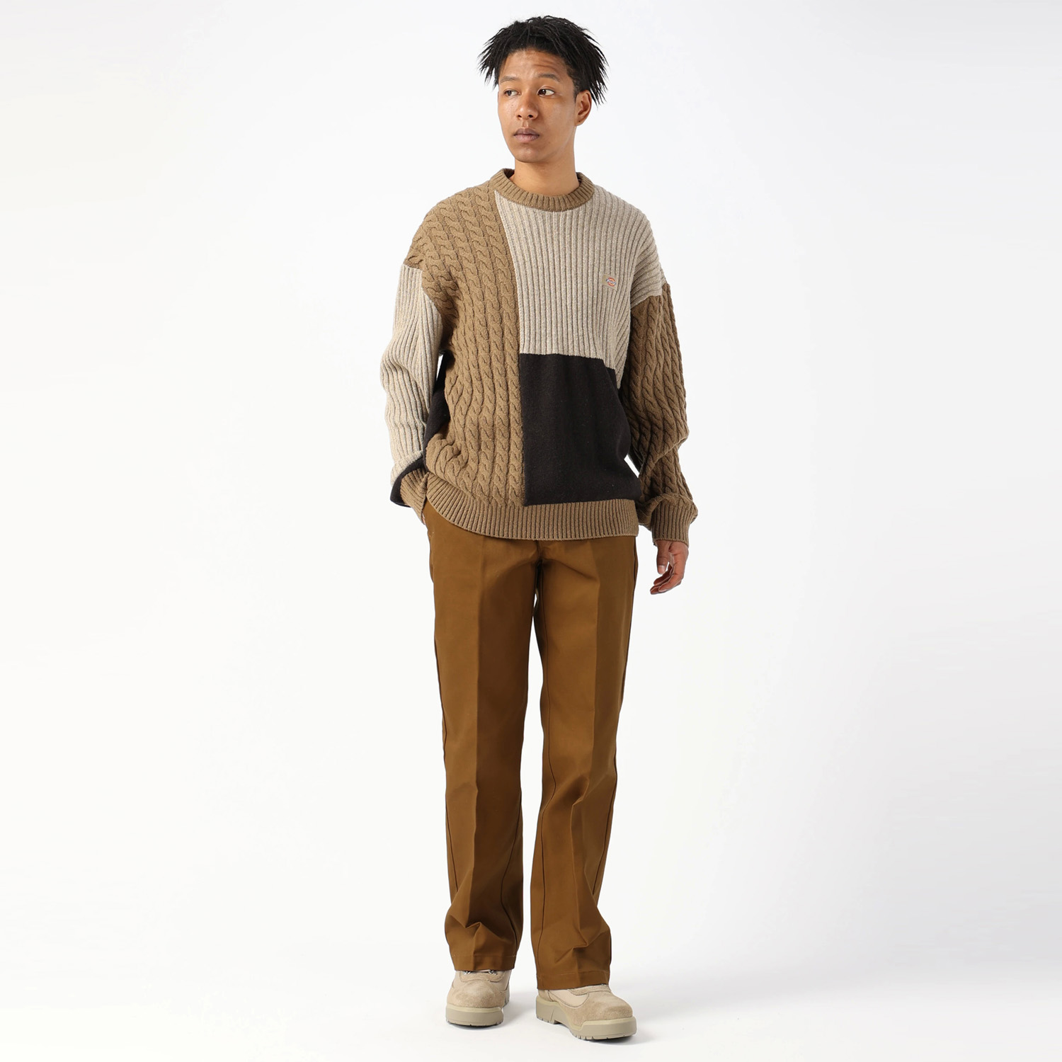 FW23 HERITAGE OUTDOOR COLLECTION ルーカス パッチワーク セーター image number 5