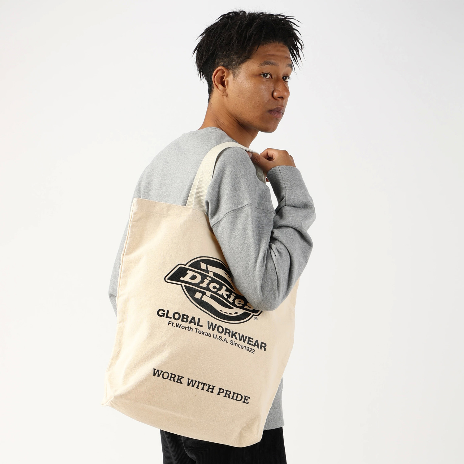 ロゴ キャンバス トートバッグ image number 5