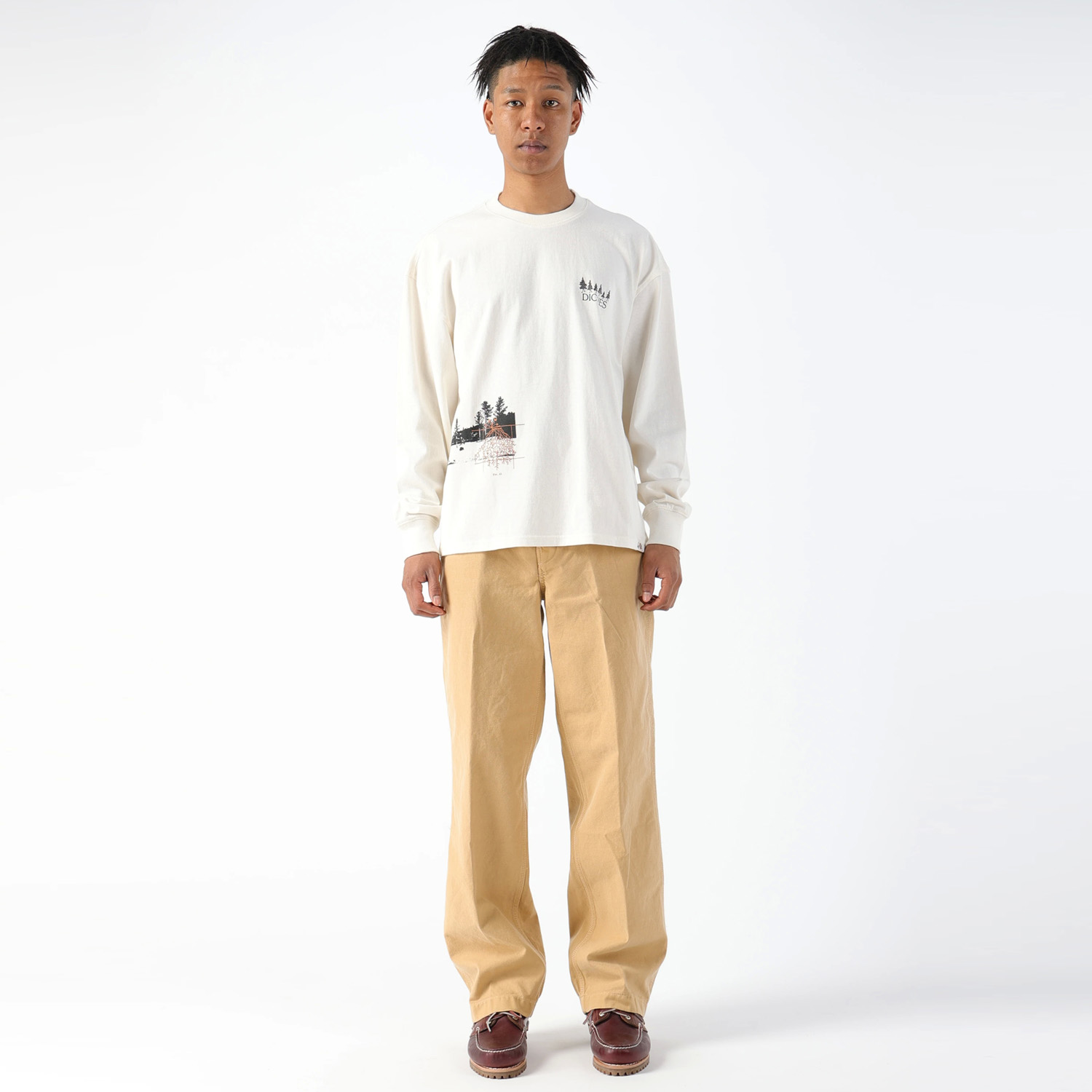 SS24 HERITAGE OUTDOOR COLLECTION シングルジャージー ケンブリッジ L/S Tシャツ レギュラーフィット image number 5