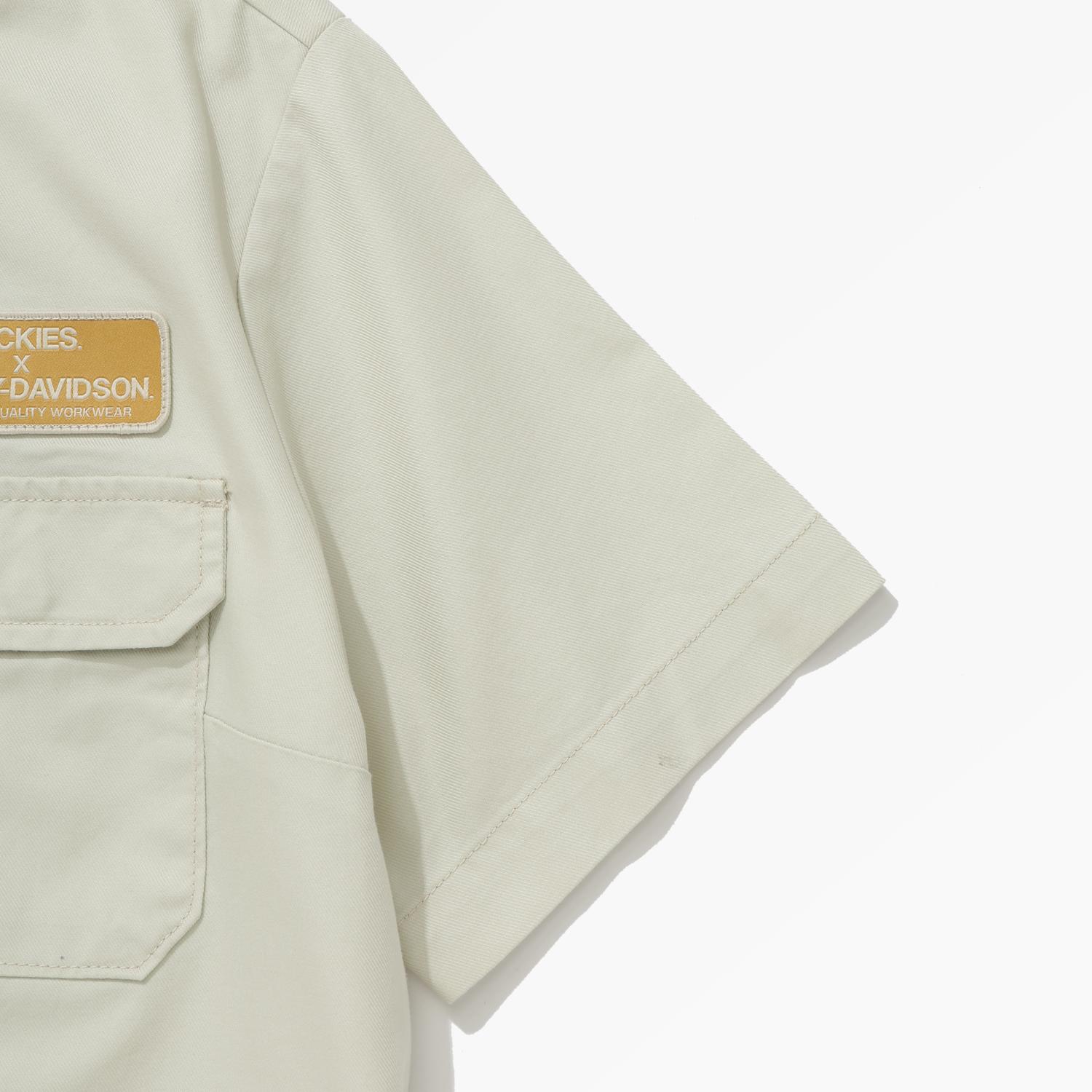 Dickies x Harley Davidson クロップ ワーク シャツ image number 5