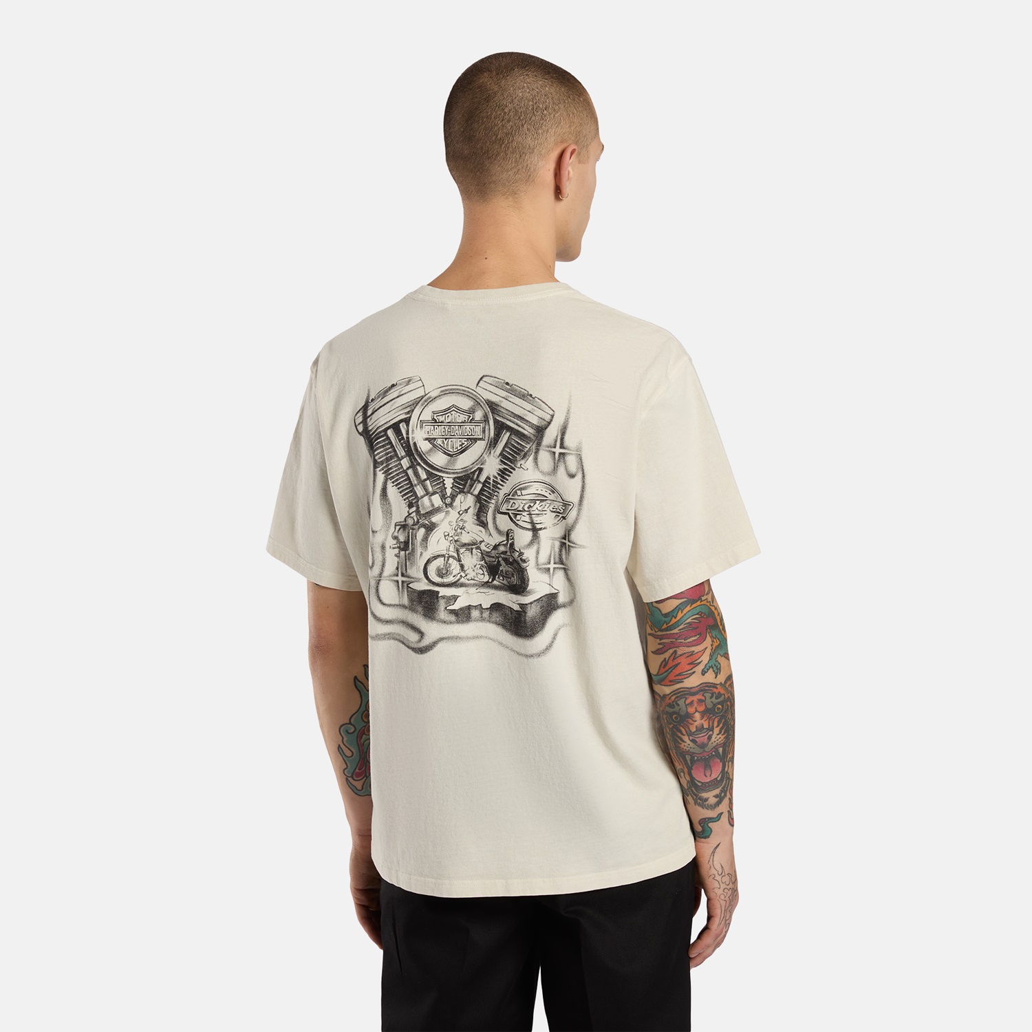 Dickies x Harley Davidson バックプリント S/S Tシャツ image number 1