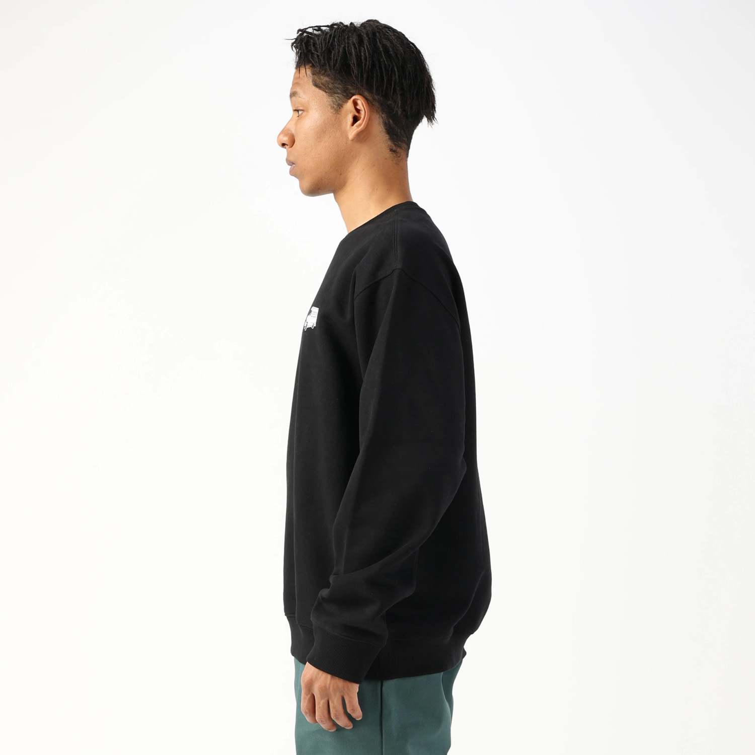 スケートボーディング グラフィック フリース クルーネックスウェット リラックスフィット image number 3