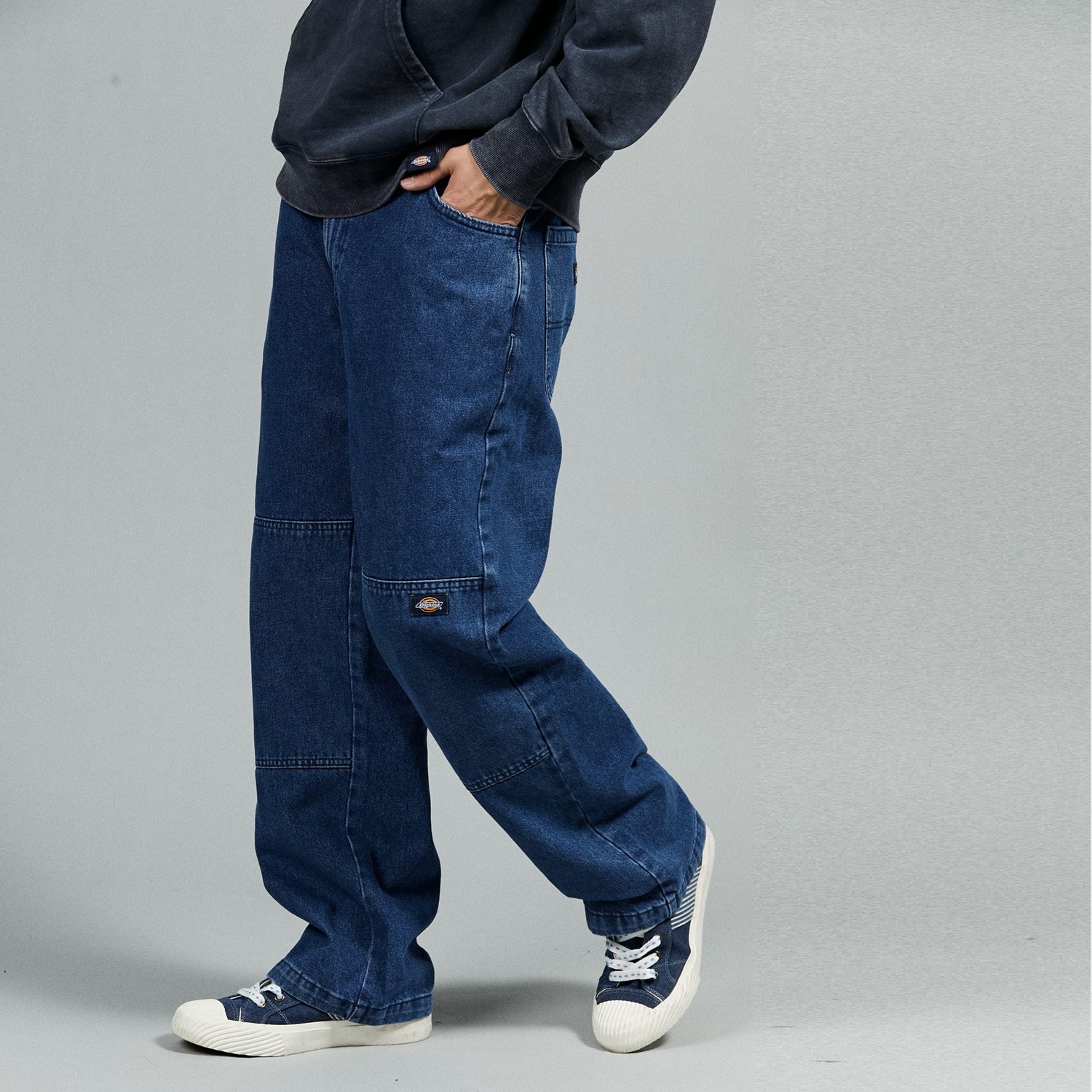 商品画像：ダブルニー デニムパンツ ルーズフィット DUR05 |ディッキーズ 2