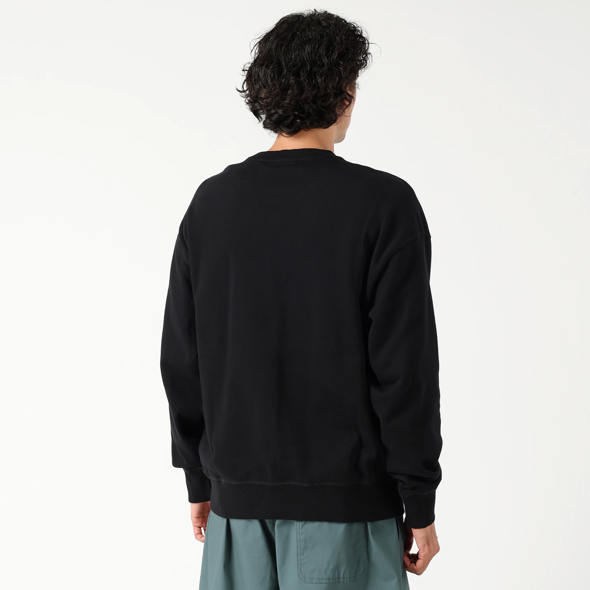 フレンチテリークルーネックスウェット リラックスフィット image number 4