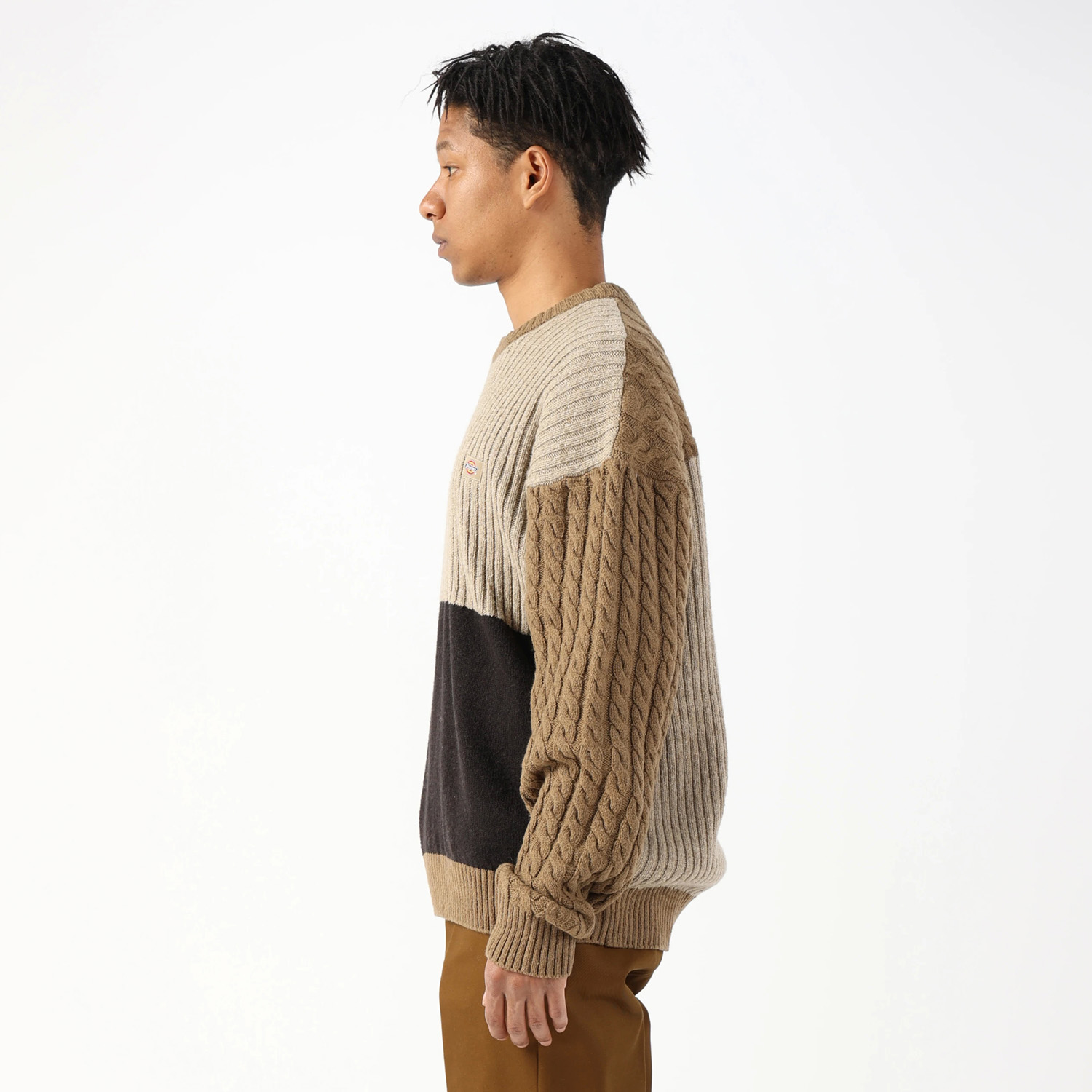 FW23 HERITAGE OUTDOOR COLLECTION ルーカス パッチワーク セーター image number 3