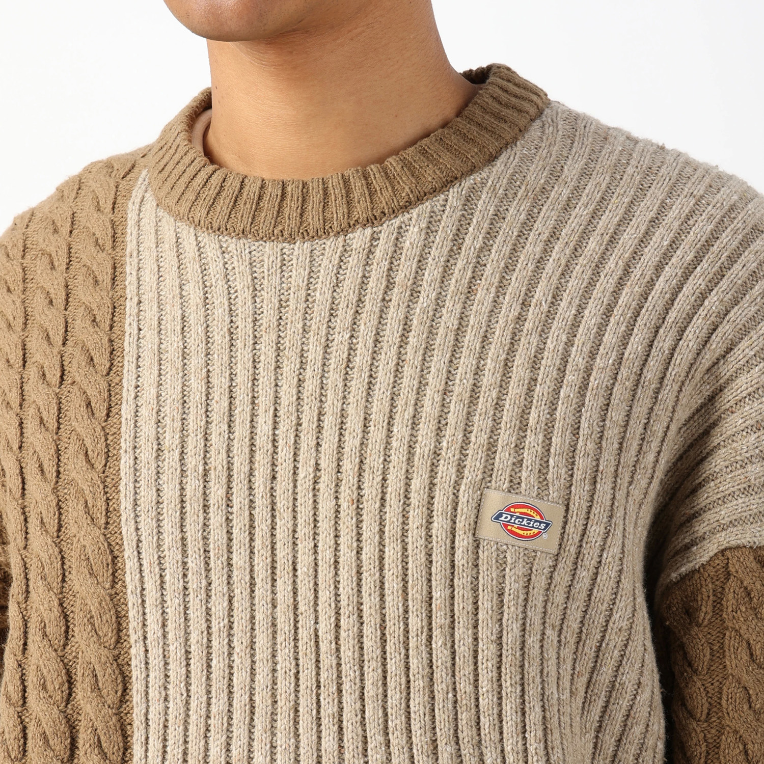 FW23 HERITAGE OUTDOOR COLLECTION ルーカス パッチワーク セーター image number 6