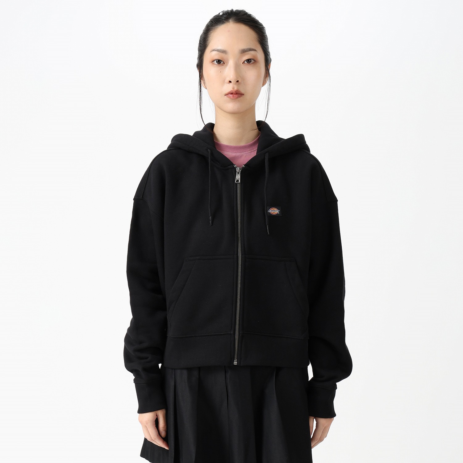 フリース ジップアップ フーディー レギュラーフィット image number 2