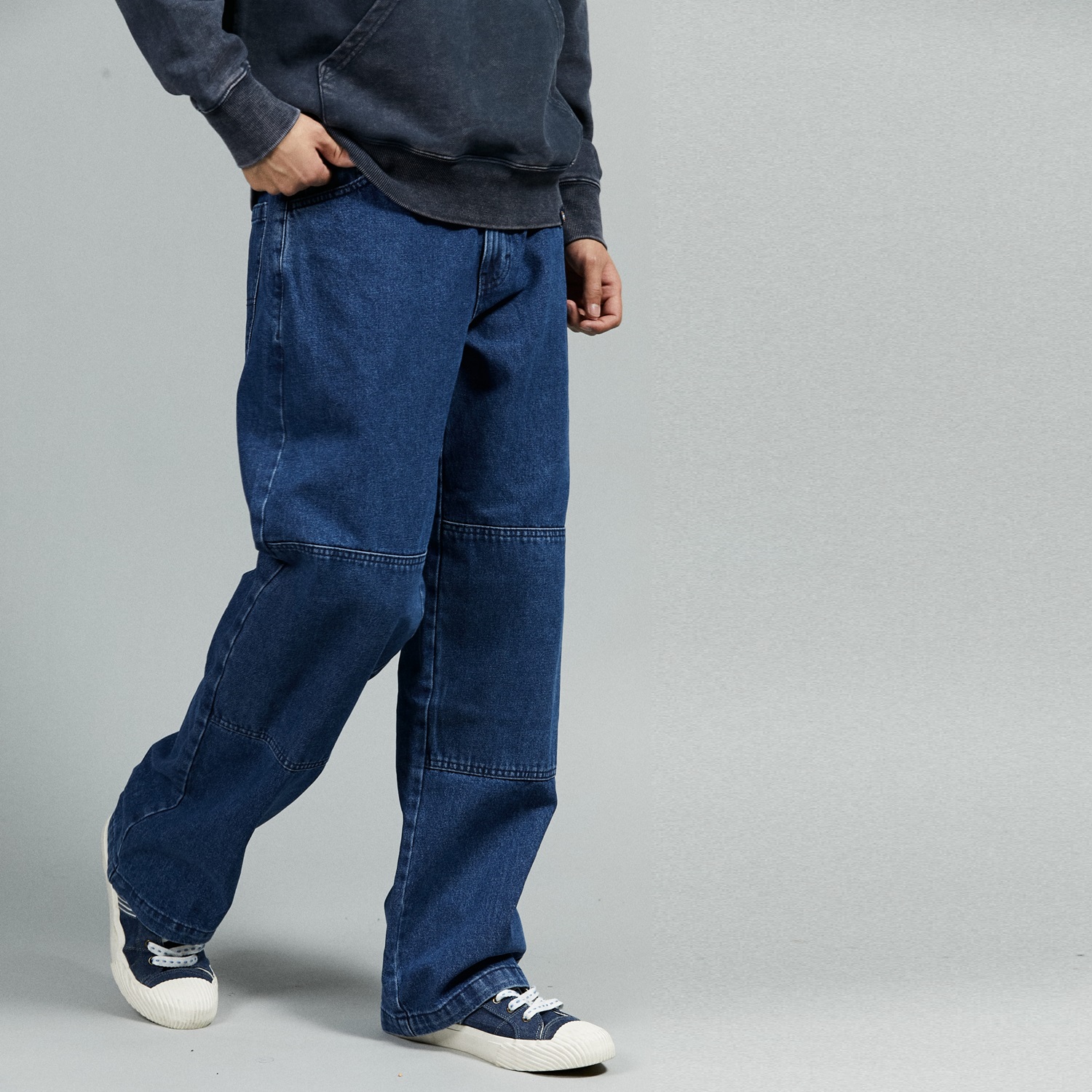 ダブルニー デニムパンツ ルーズフィット DUR05 image number 2