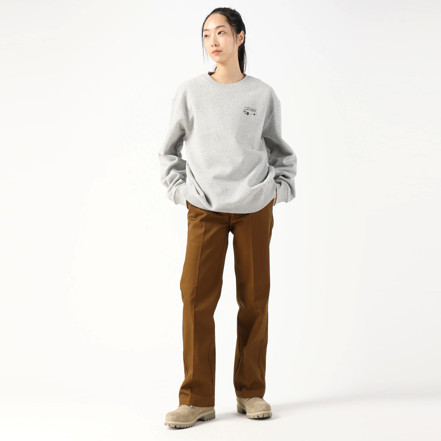 スケートボーディング グラフィック フリース クルーネックスウェット リラックスフィット image number 11
