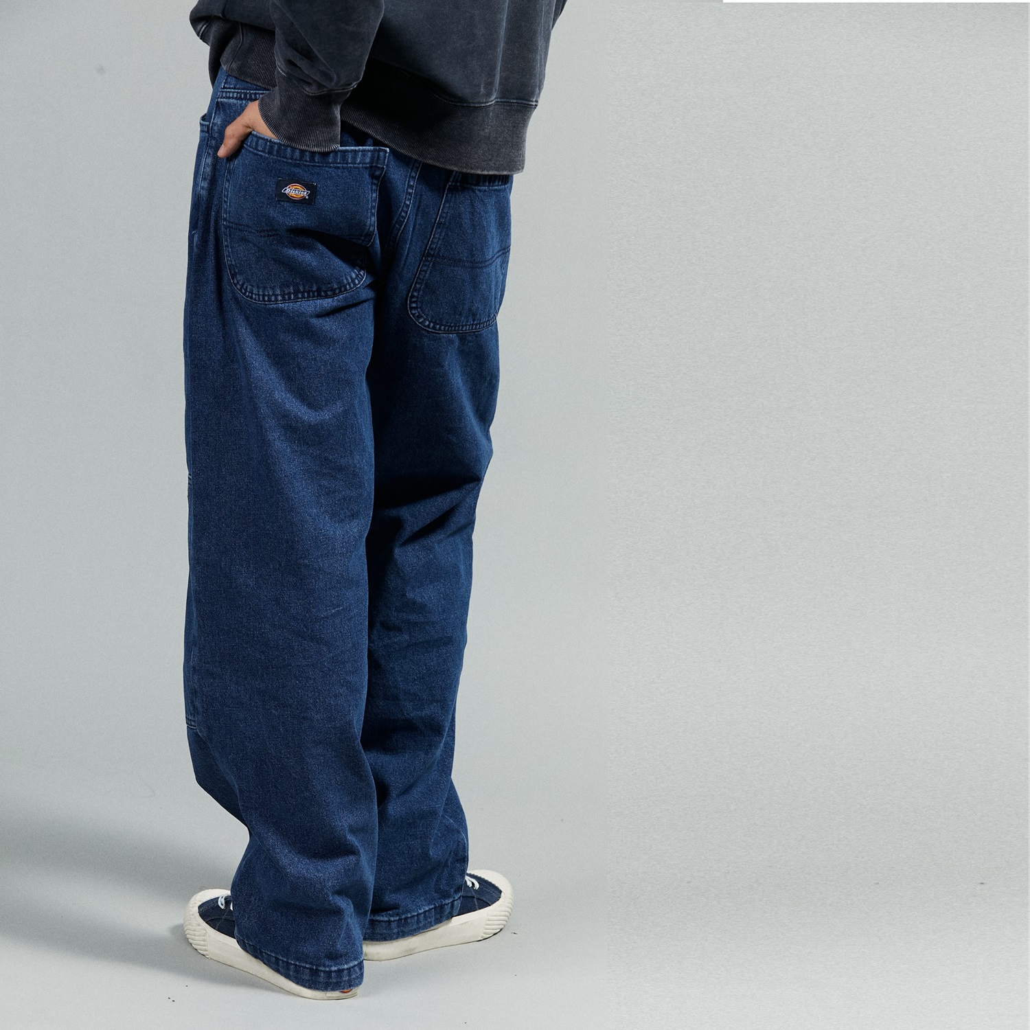 商品画像：ダブルニー デニムパンツ ルーズフィット DUR05 |ディッキーズ 3
