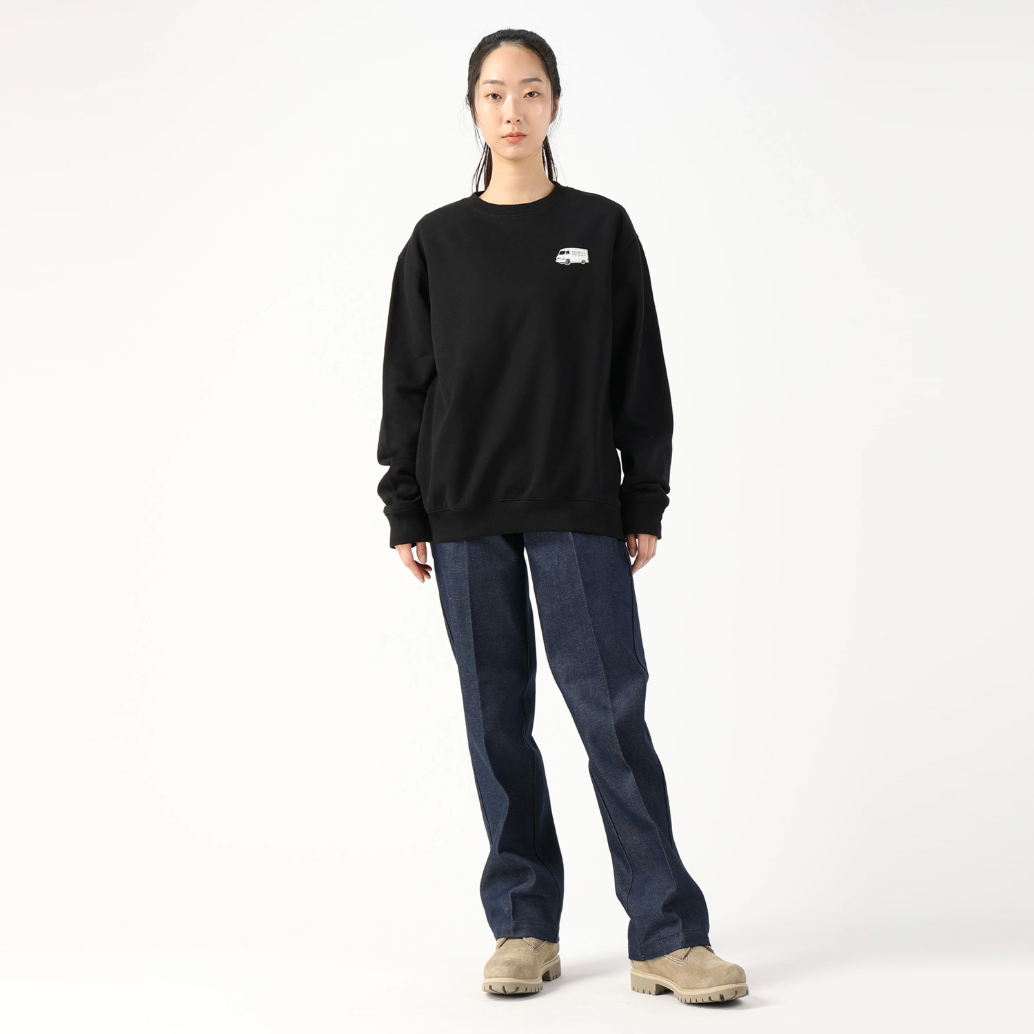 スケートボーディング グラフィック フリース クルーネックスウェット リラックスフィット image number 11