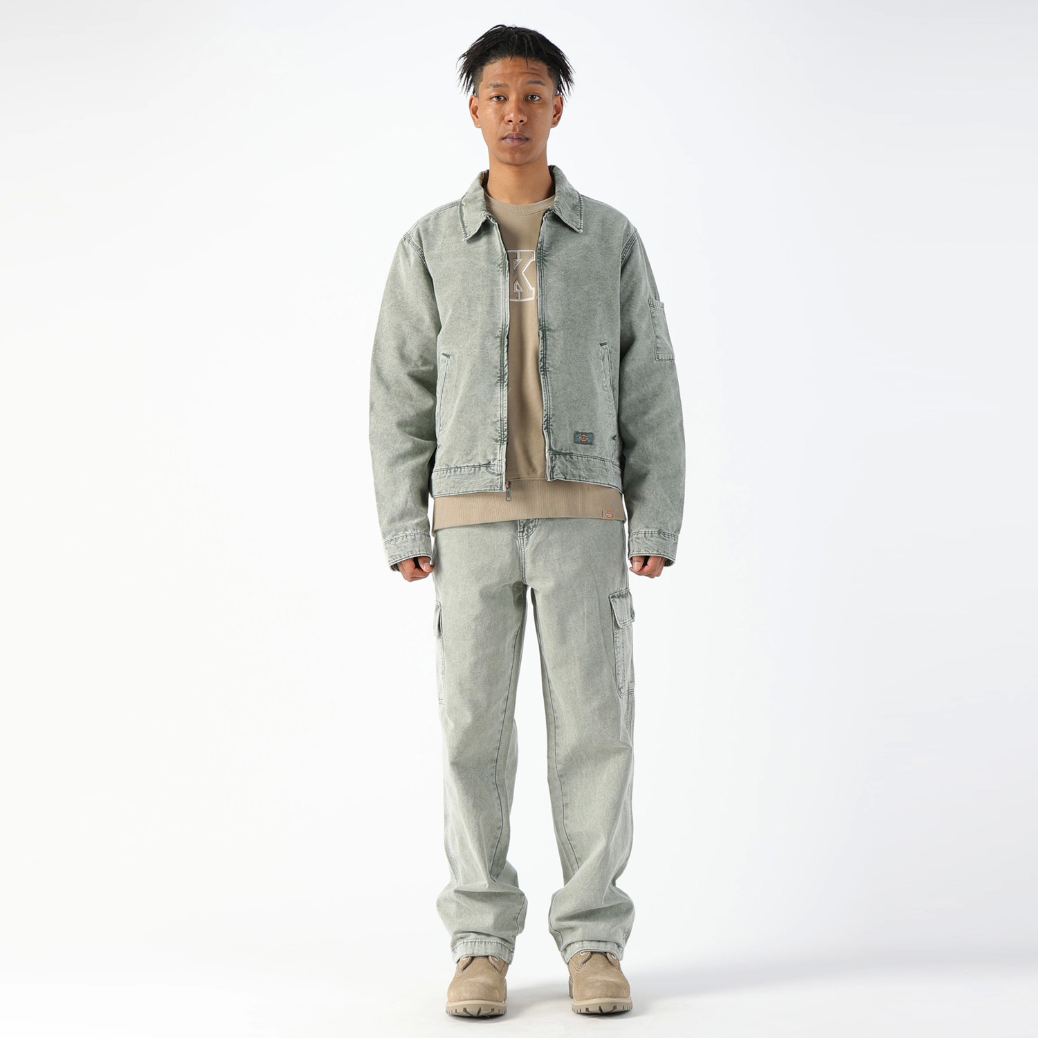 ビンテージ90's○DEADSTOCK Dickies裏ボアワークジャケット紺