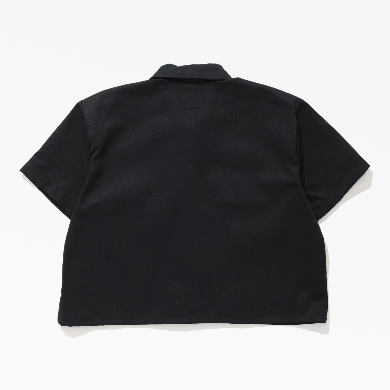 ツイル クロップド S/S ワークシャツ レギュラーフィット 