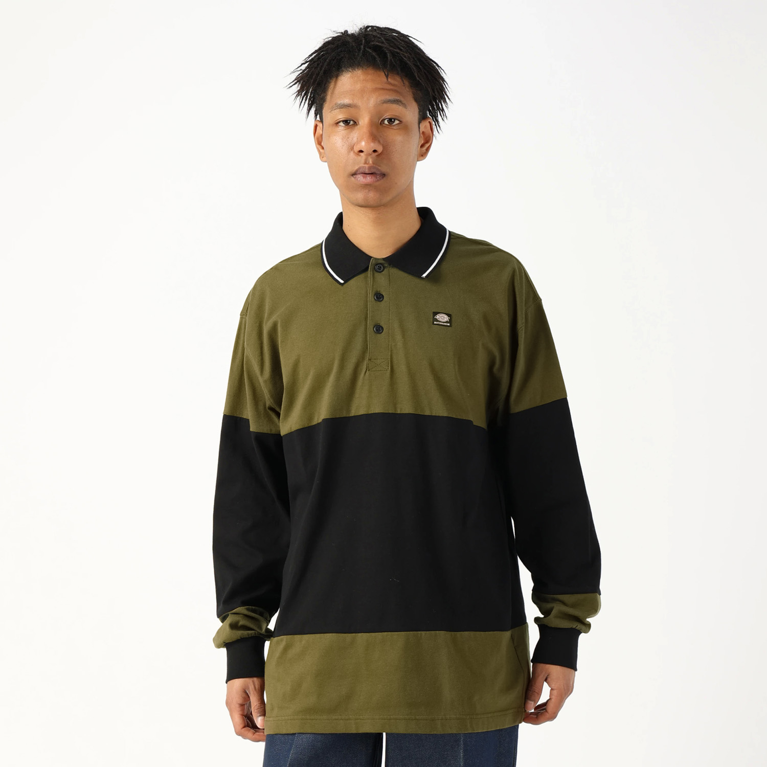 スケートボーディング ラグビー L/S ポロシャツ リラックスフィット image number 2