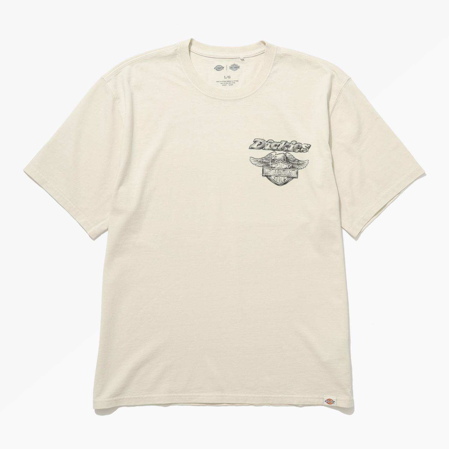 Dickies x Harley Davidson バックプリント S/S Tシャツ