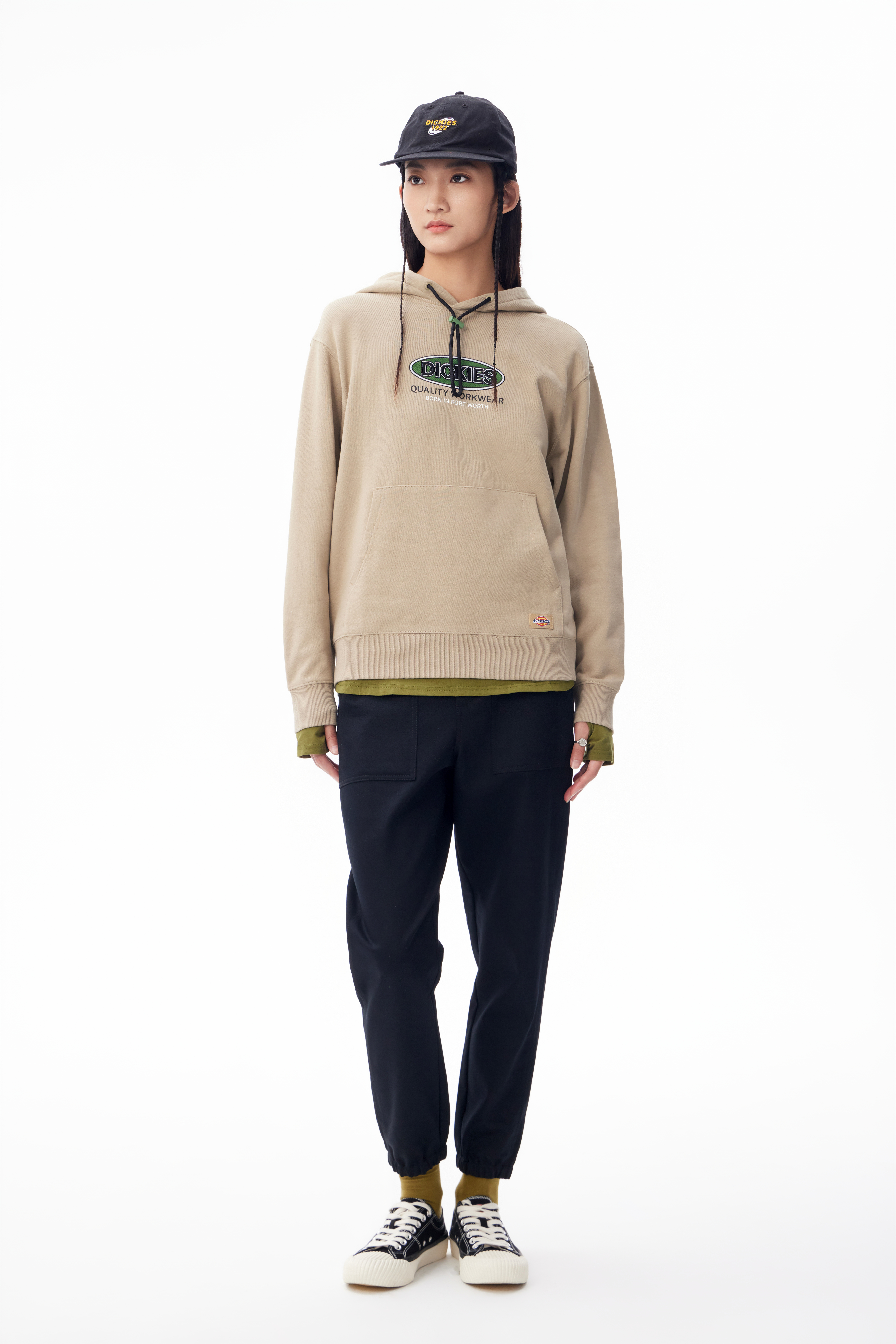 オリジナル刺繍 パーカー "DICKIES" image number 3