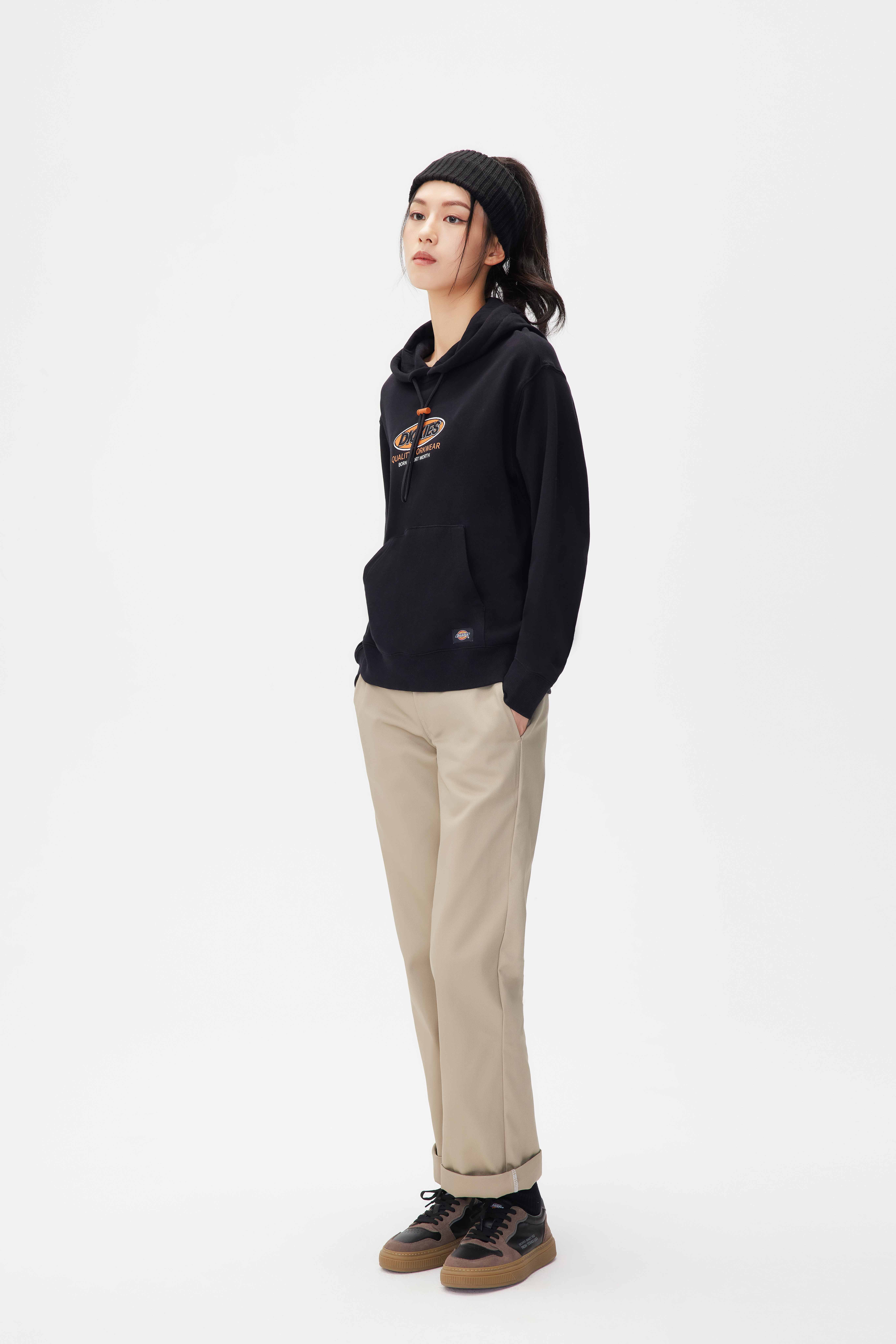オリジナル刺繍 パーカー "DICKIES" image number 3