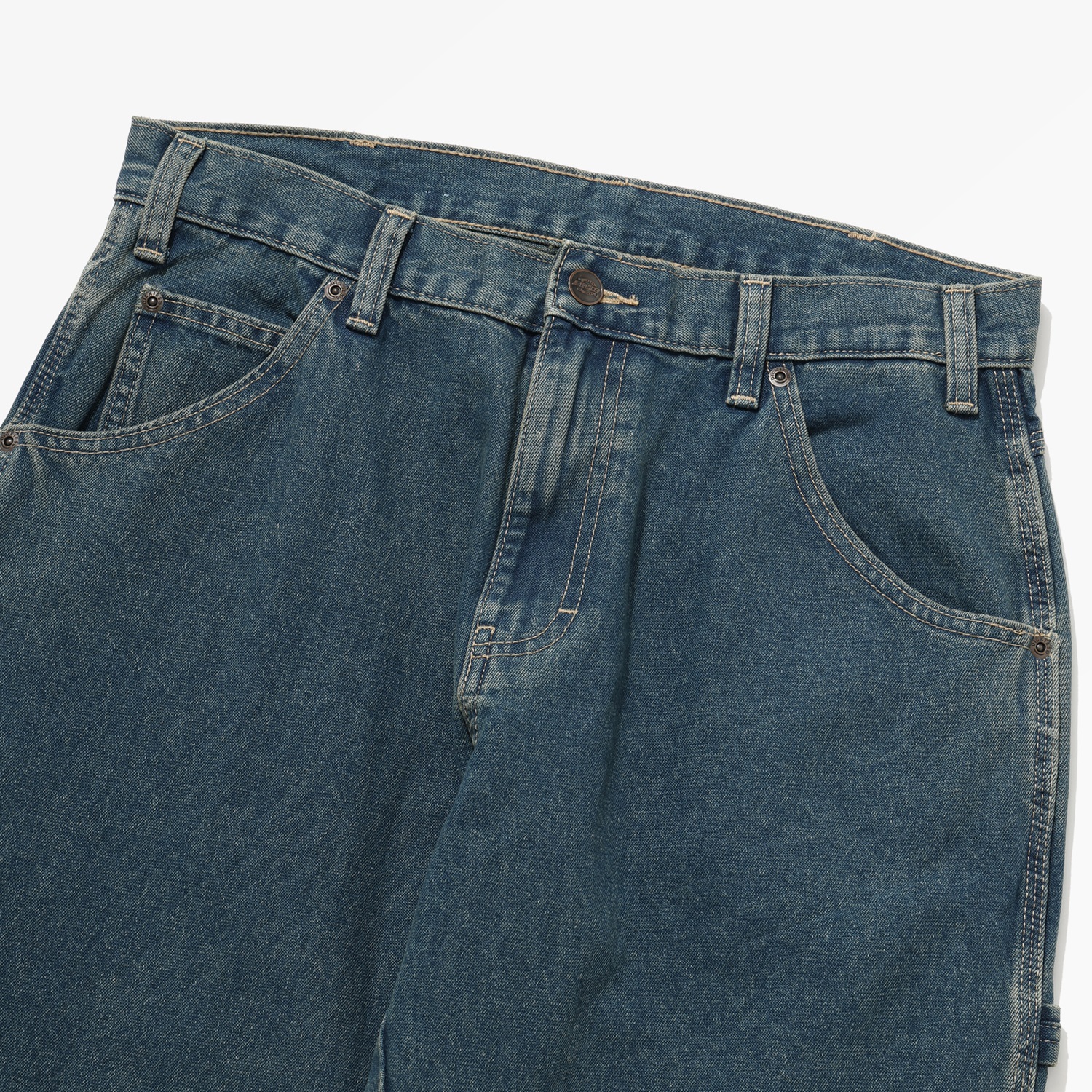 ストーンウォッシュ デニム ユーティリティ パンツ image number 2